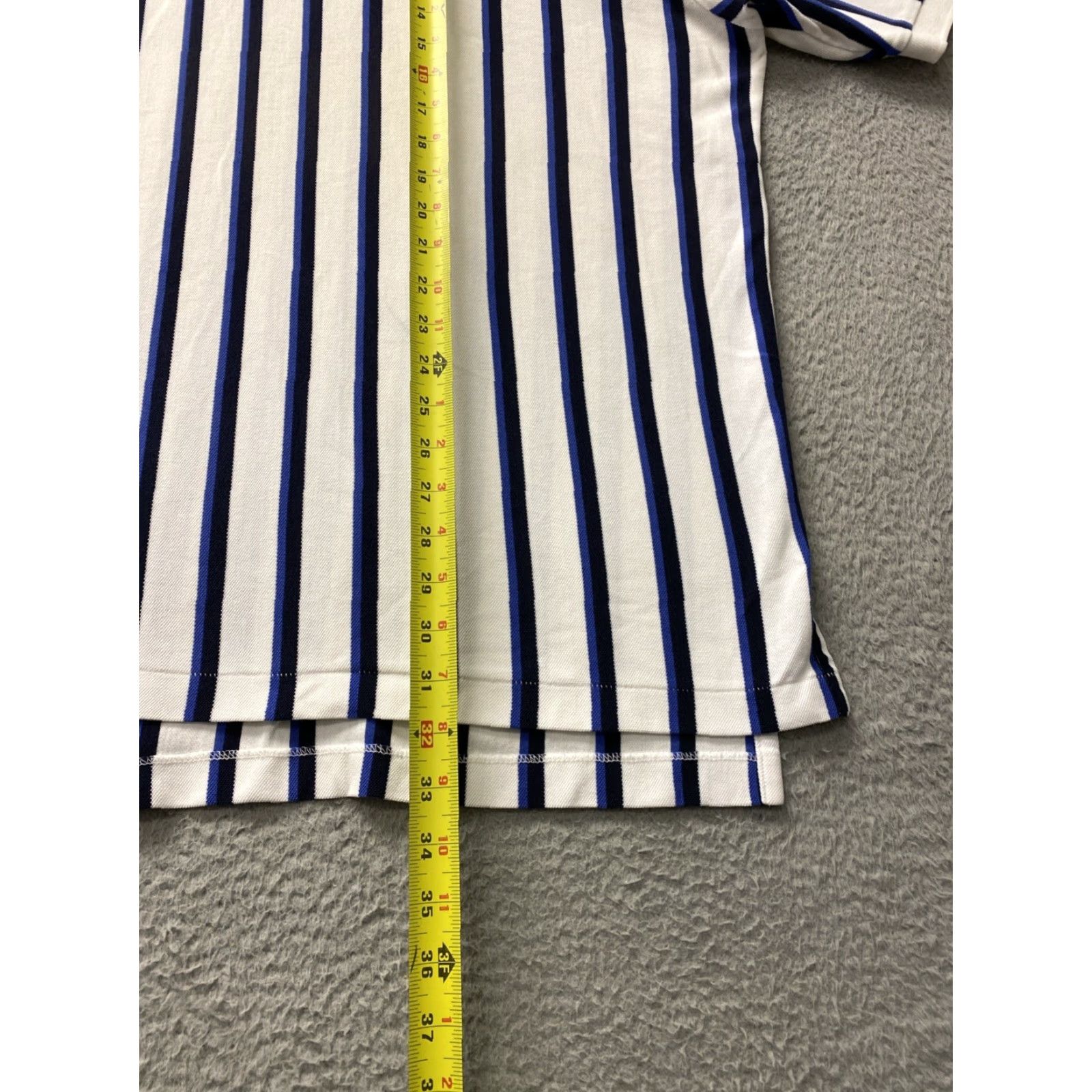 Polo Ralph Lauren Polo Ralph Lauren VTG Stripped Polo Shirt Men’s 2XL White Jersey Striped Polo Big & Tall Mens Size US XXL / EU 58 / 5 - 6 Thumbnail