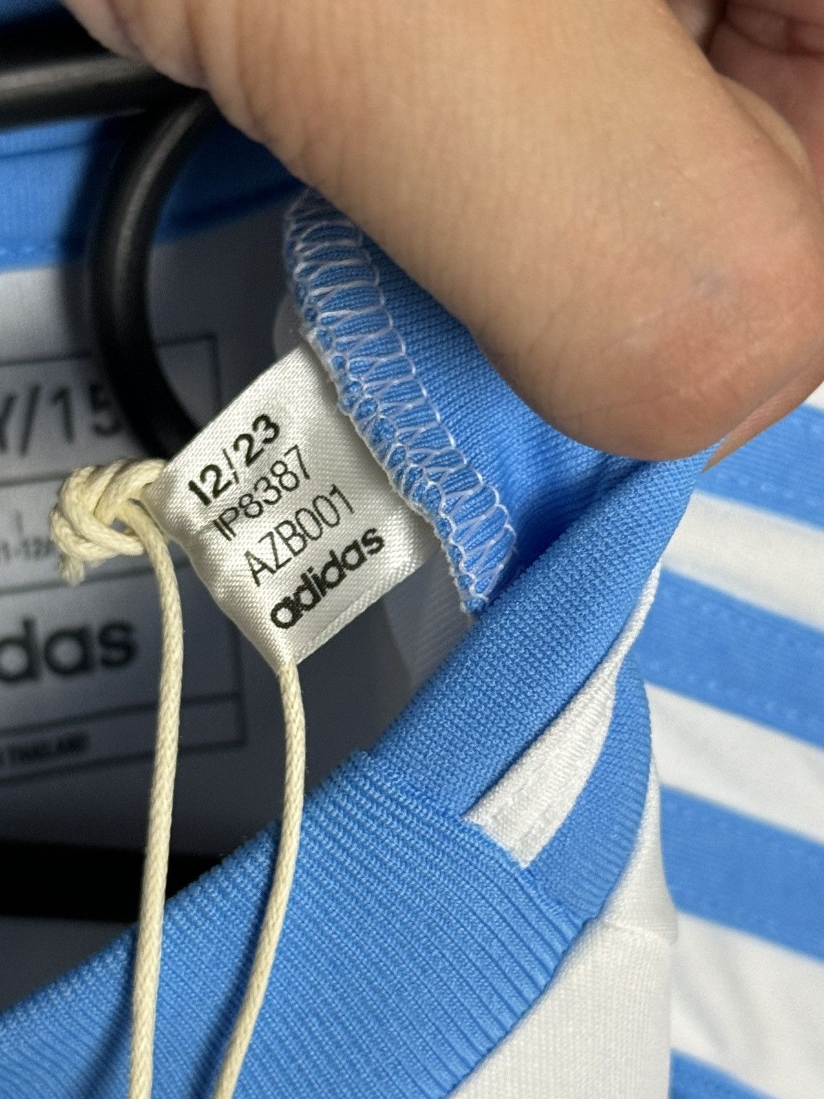 Adidas KIDS New Argentina National Team 2024 Home Football Jersey Size US XS / EU 42 / 0 - 9 Thumbnail