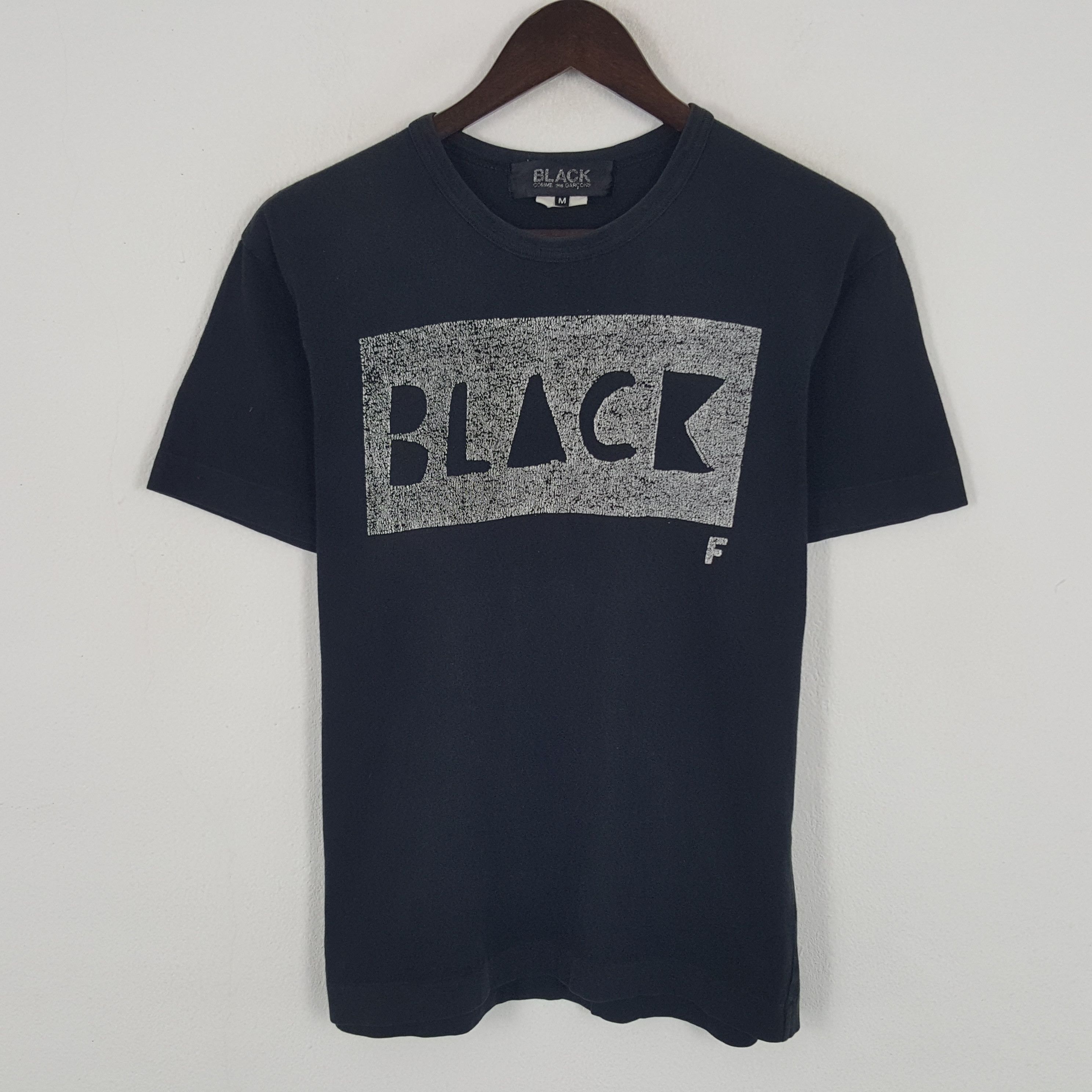 Comme des Garcons Black × Japanese Brand × Vintage Vintage Black Comme des Garçons Japanese Tshirt Size US M / EU 48-50 / 2 - 1 Thumbnail