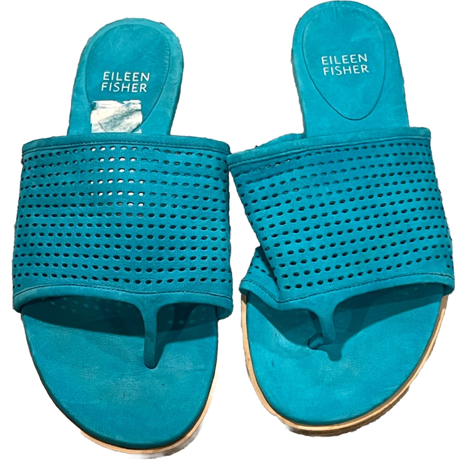 Eileen Fisher Eileen Fisher Sandal Womens Edge 2 Slide On Size 6.5 Teal Shoes Size US 6.5 / IT 36.5 - 4 Thumbnail