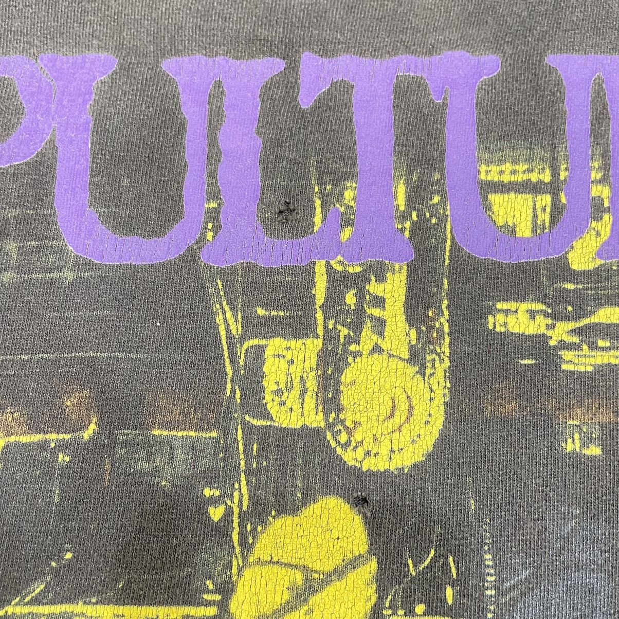 Band Tees Final Drop‼️ Vtg Sepultura Rare Europe 1993 Chaos AD Size US L / EU 52-54 / 3 - 15 Thumbnail
