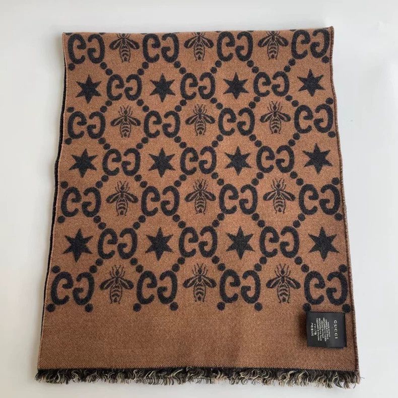 Gucci Gucci Men's and women's same style double G bee star wool c Size ONE SIZE - 1 Thumbnail