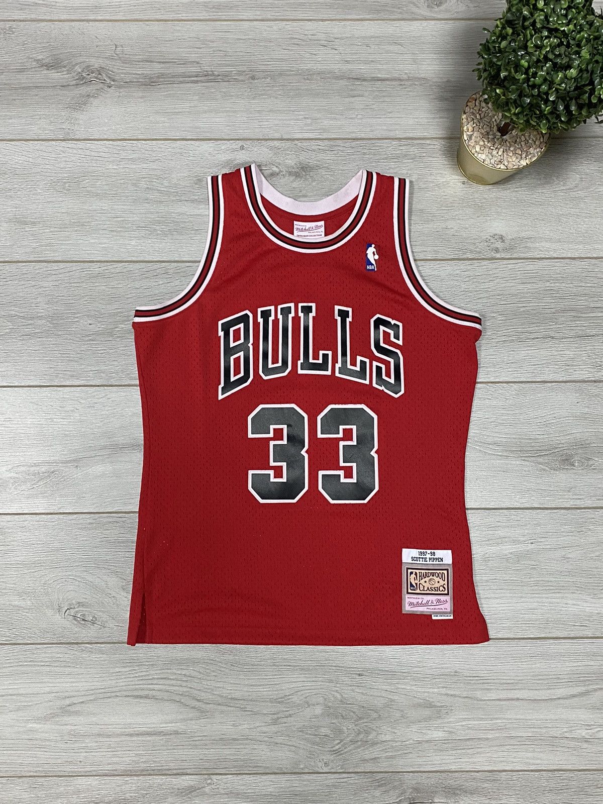 Mitchell & Ness Mitchell Ness NBA Chicago Bulls Pippen Swingman Vintage Size US M / EU 48-50 / 2 - 2 Thumbnail