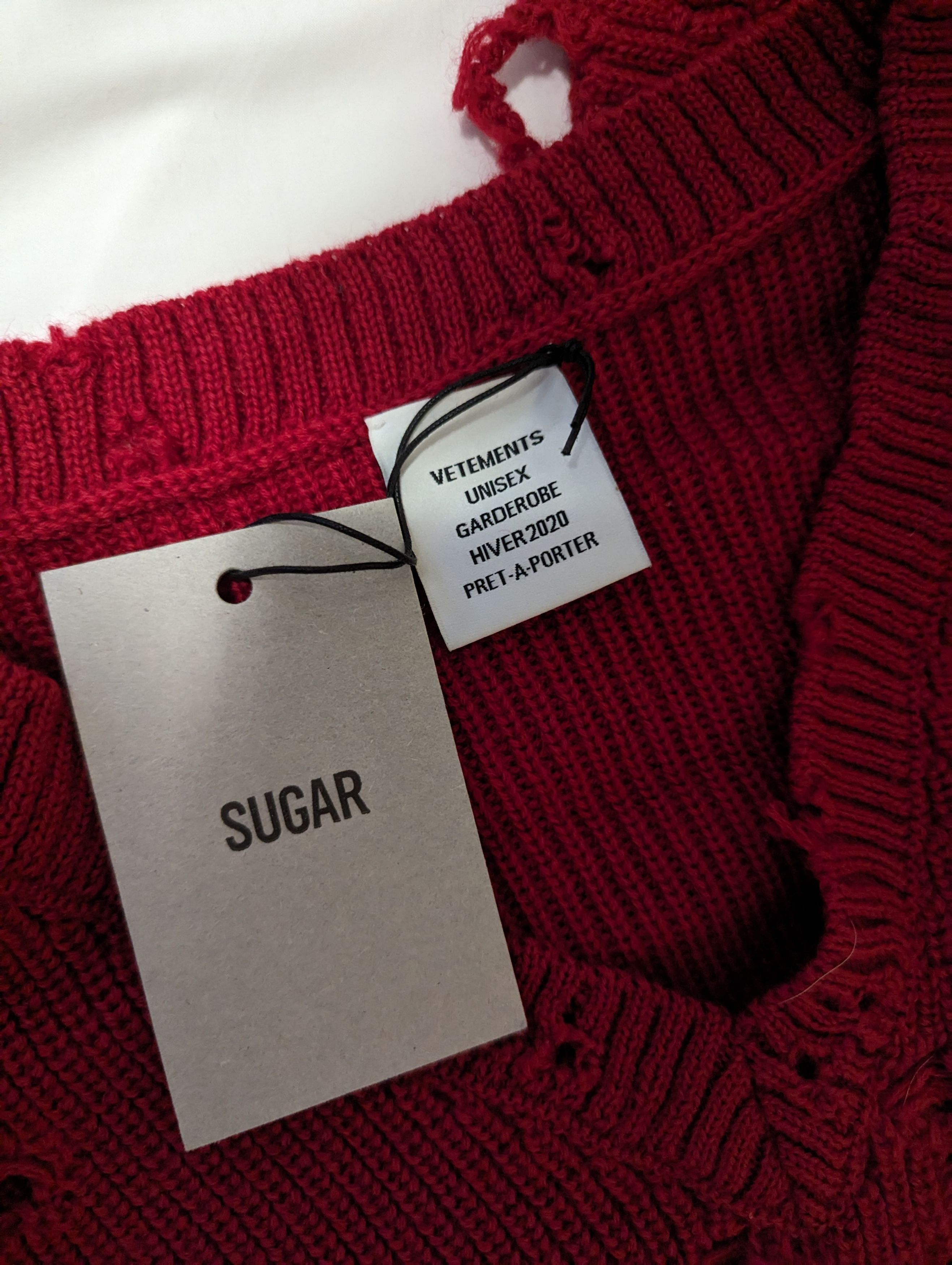 Vetements NEW Vetements Wool+ alpacaDistressed Kurt Cobain Moth eaten Size US M / EU 48-50 / 2 - 8 Thumbnail