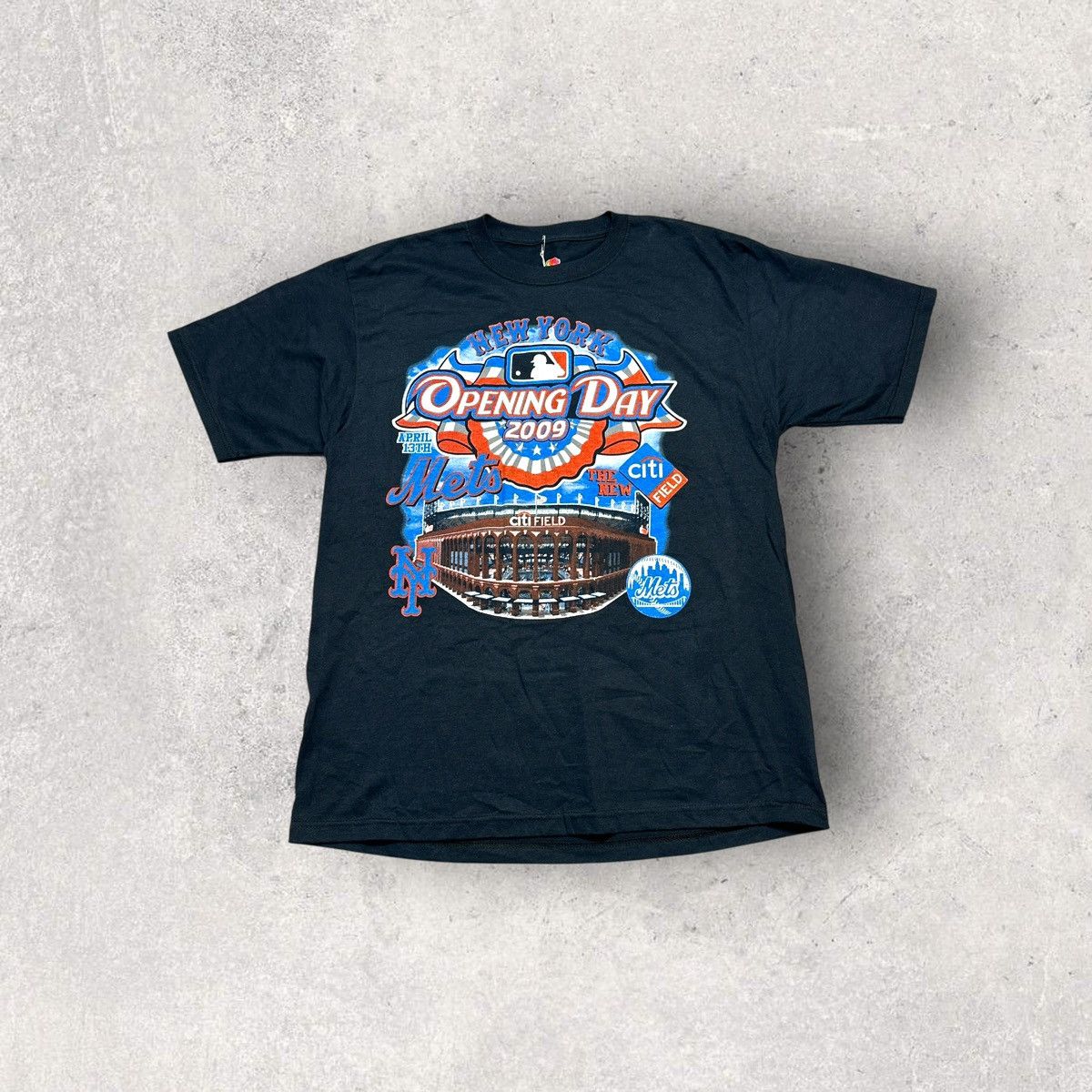 Fruit Of The Loom × MLB New York Mets Opening Day 2009 tee Size US L / EU 52-54 / 3 - 1 Thumbnail