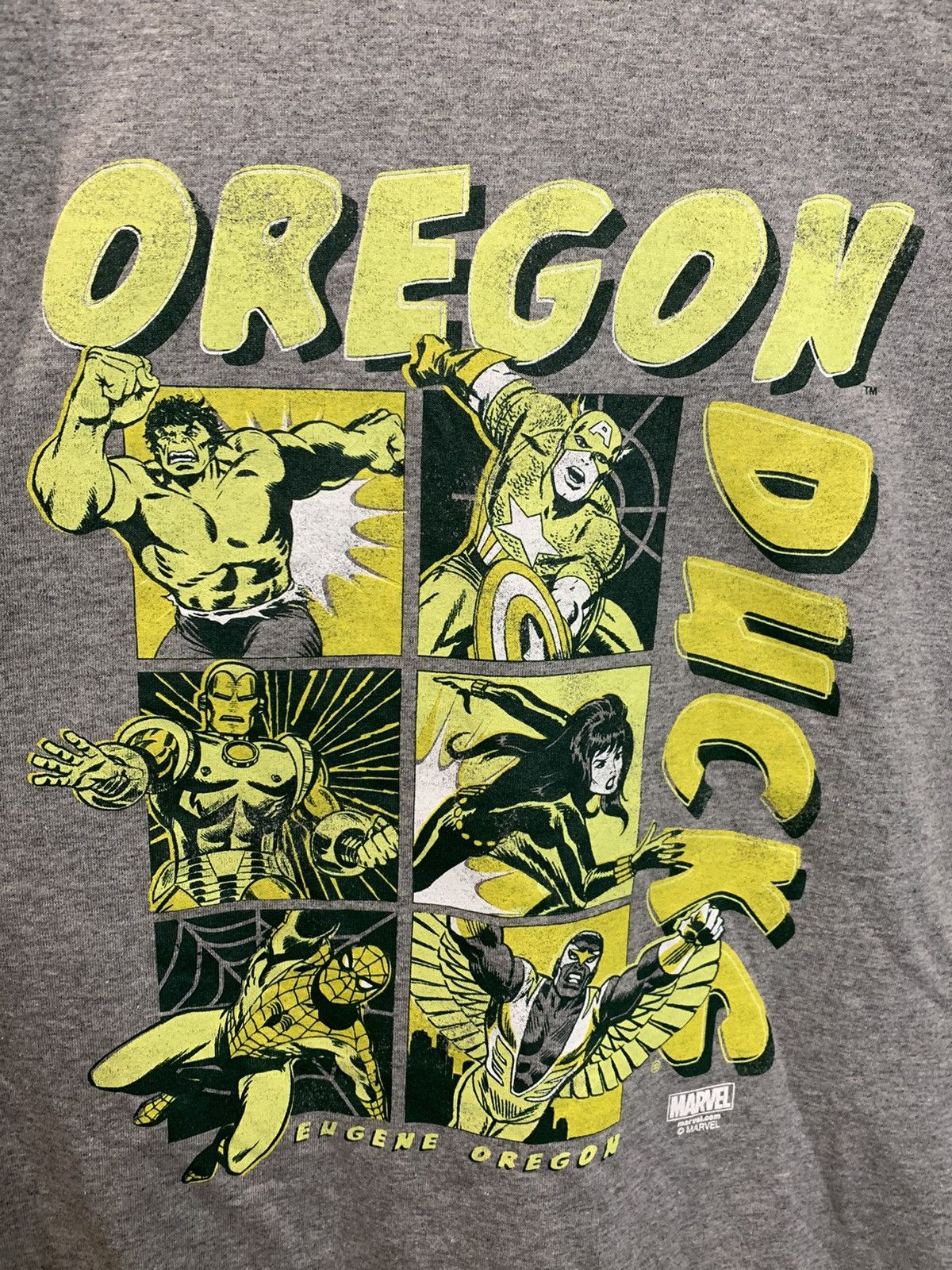 Marvel Comics × Vintage *RARE* Vintage Marvel Comics Oregon Ducks Russell T-Shirt M Size US M / EU 48-50 / 2 - 2 Thumbnail