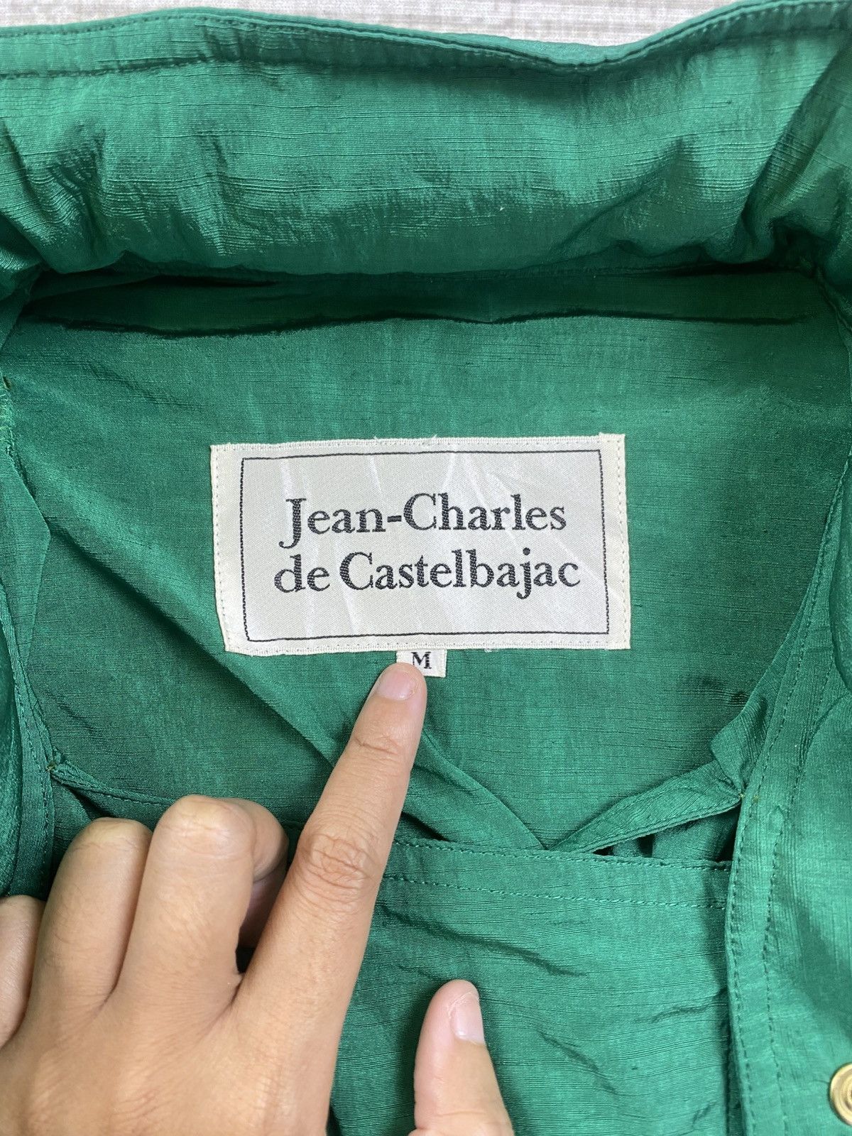 Designer × Jean Charles De Castelbajac × Vintage Vintage Jean-Charles de Castelbajac Rare Design Green Jacket Size US L / EU 52-54 / 3 - 9 Thumbnail