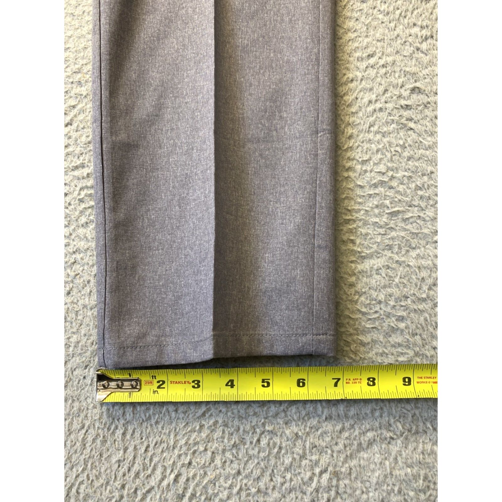 Puma Puma Tailored Golf Pants Tapered Leg Stretch Waist 34x32 Gray Mens Pants 100% Polyester Casual Stretch Day on Course Size US 34 / EU 50 - 6 Thumbnail