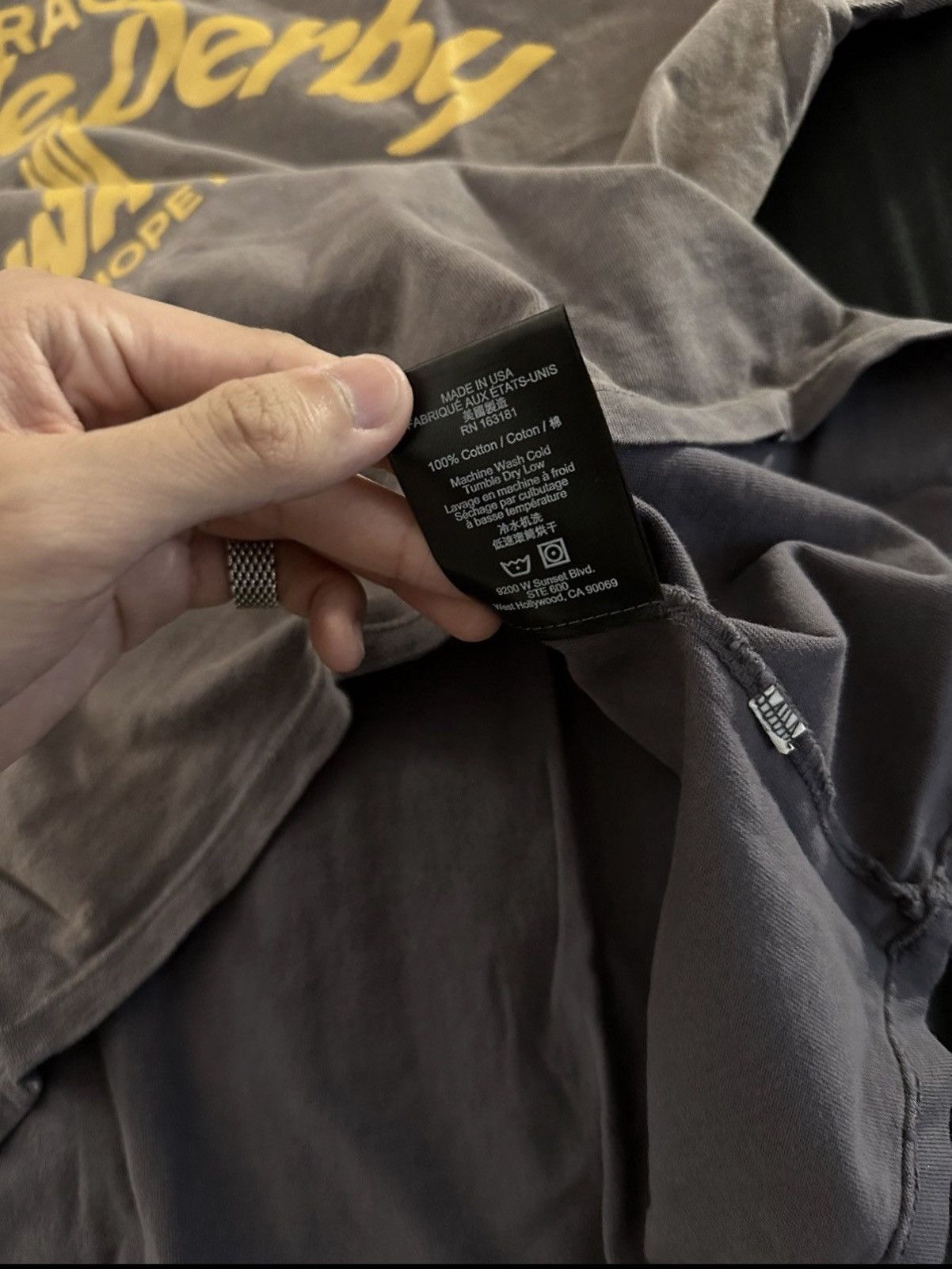 Rhude Rhude Derby Racing Tee Size US S / EU 44-46 / 1 - 5 Thumbnail