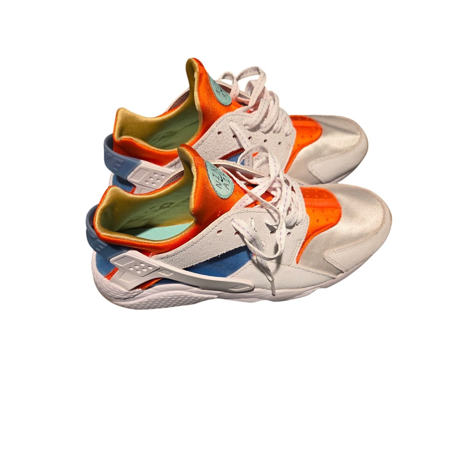 Nike Nike Air Huarache White Orange Blue DX2345-100 Men's 10.5 Size US 10.5 / EU 43-44 - 1 Thumbnail