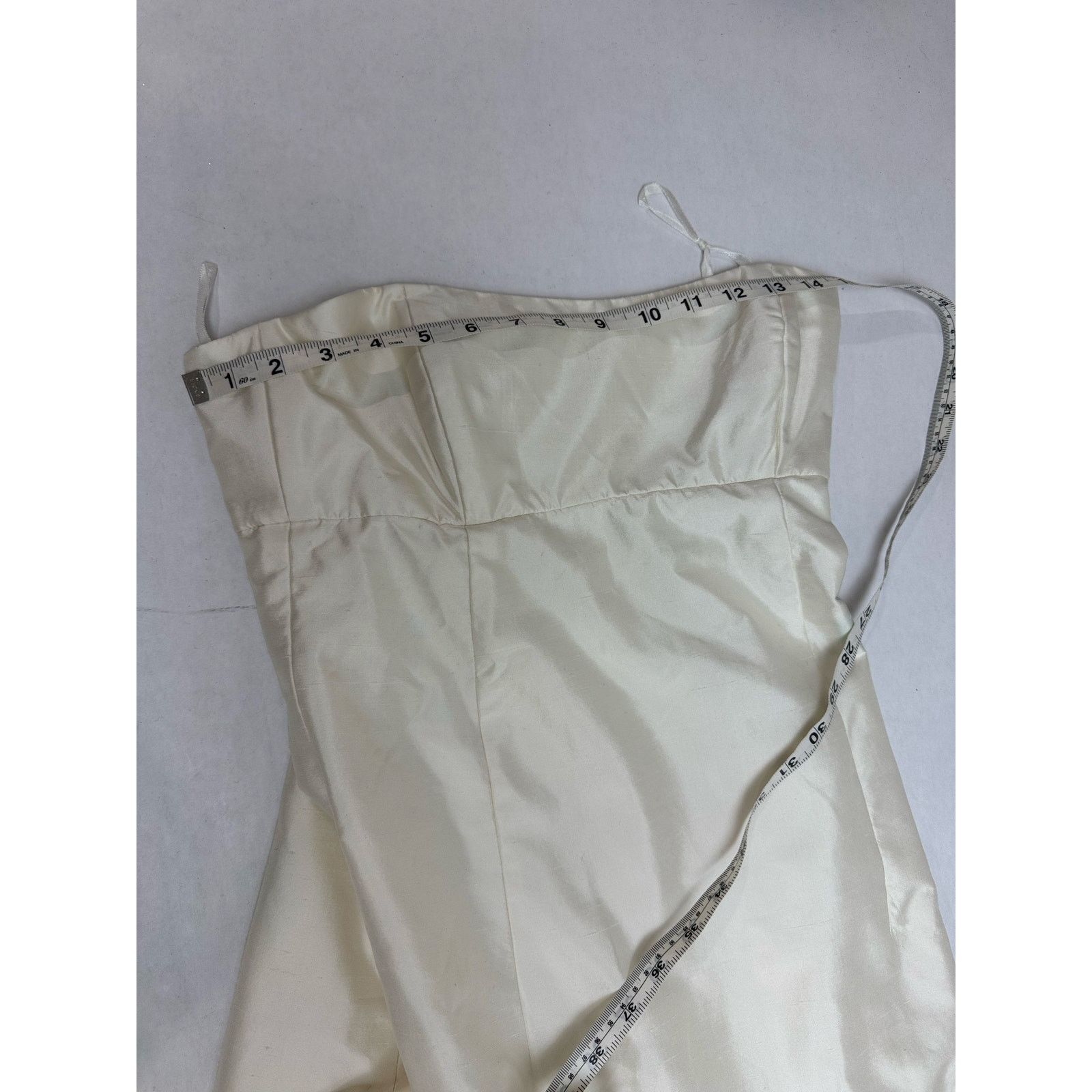 Other Jenny Yoo Wedding Dress Fit Flare 100% Silk Strapless 2 Size XS / US 0-2 / IT 36-38 - 4 Thumbnail