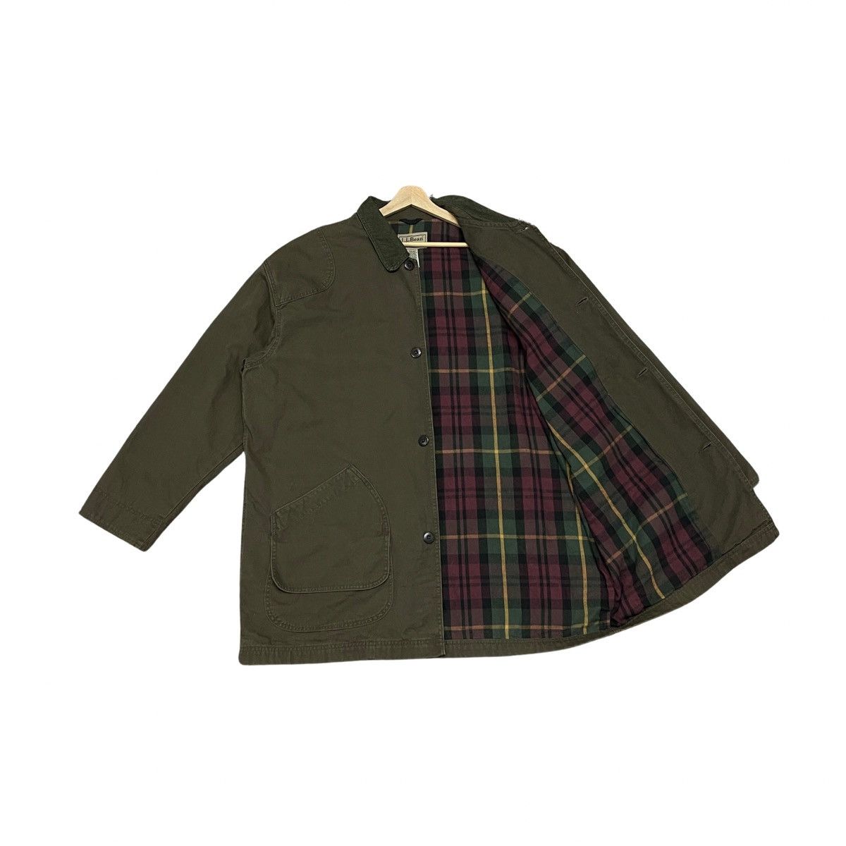 L.L. Bean Vintage L.L. Bean Green Duck Worker Chore Hunting Jacket Size US XXL / EU 58 / 5 - 1 Thumbnail