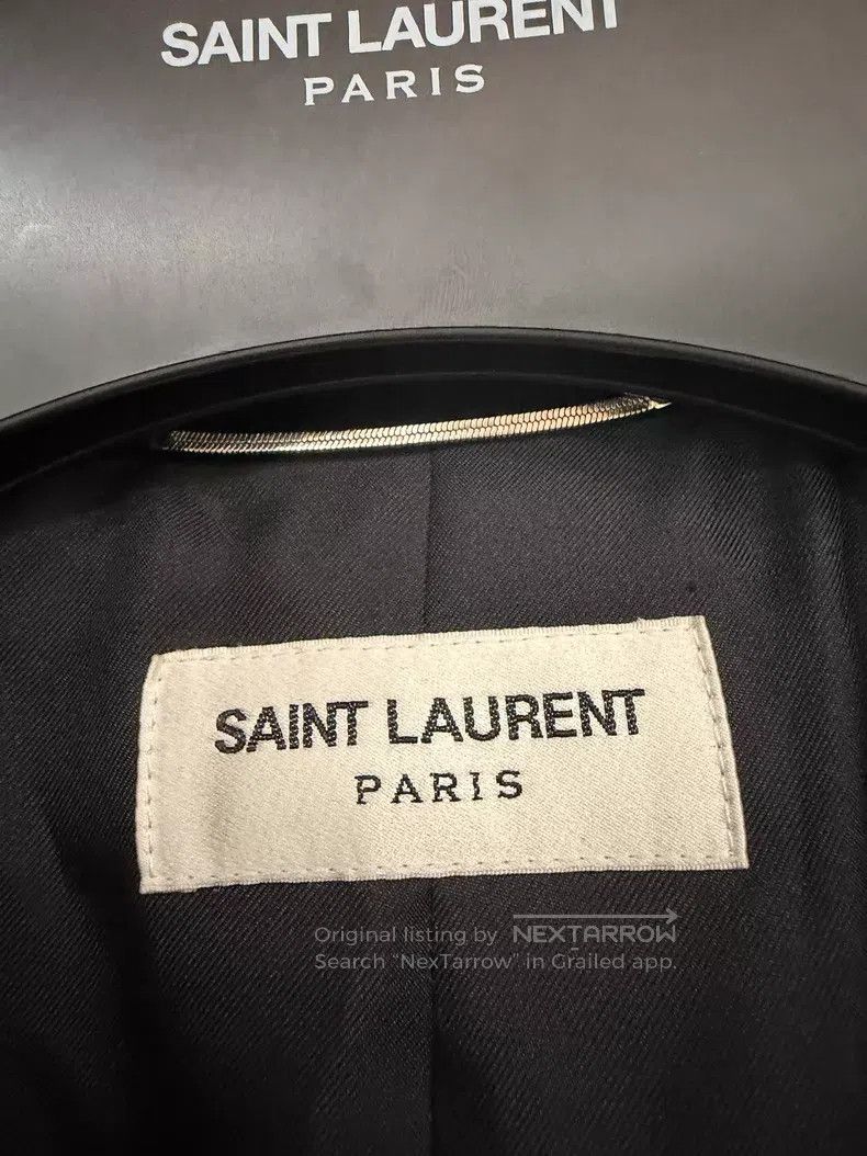 Saint Laurent Paris Saint Laurent Paris Velvet Notched Lapel Smoking Jacket Size US L / EU 52-54 / 3 - 2 Thumbnail