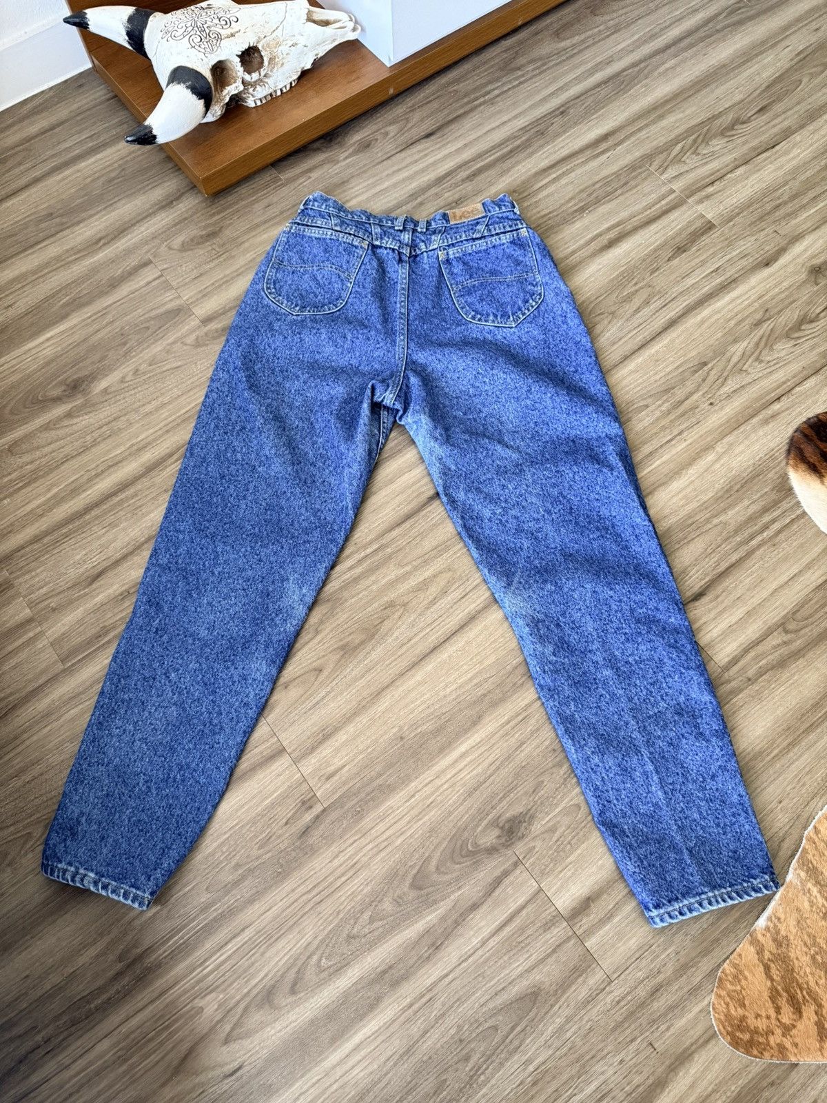 Lee Vintage LEE Mom Jeans Women’s 12 Long Tapered High Rise Size 34" / US 12 / IT 48 - 5 Thumbnail