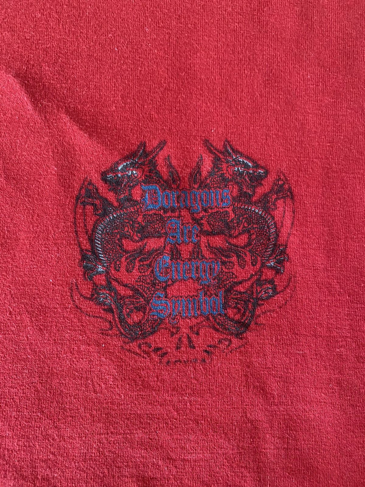 Japanese Brand Vintage Out Reef Doragon Are Energy Symbol T-Shirt Size US L / EU 52-54 / 3 - 4 Thumbnail