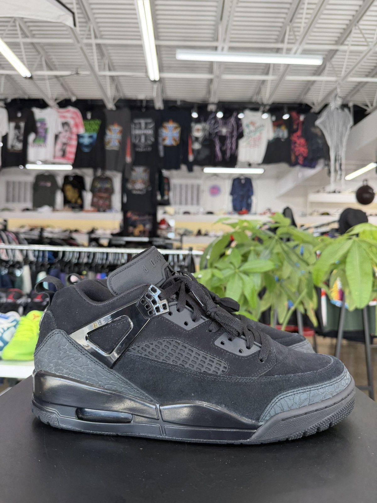 Jordan Brand Jordan Spizike Low Black Cat Size 12 (2024) Size US 12 / EU 45 - 6 Thumbnail