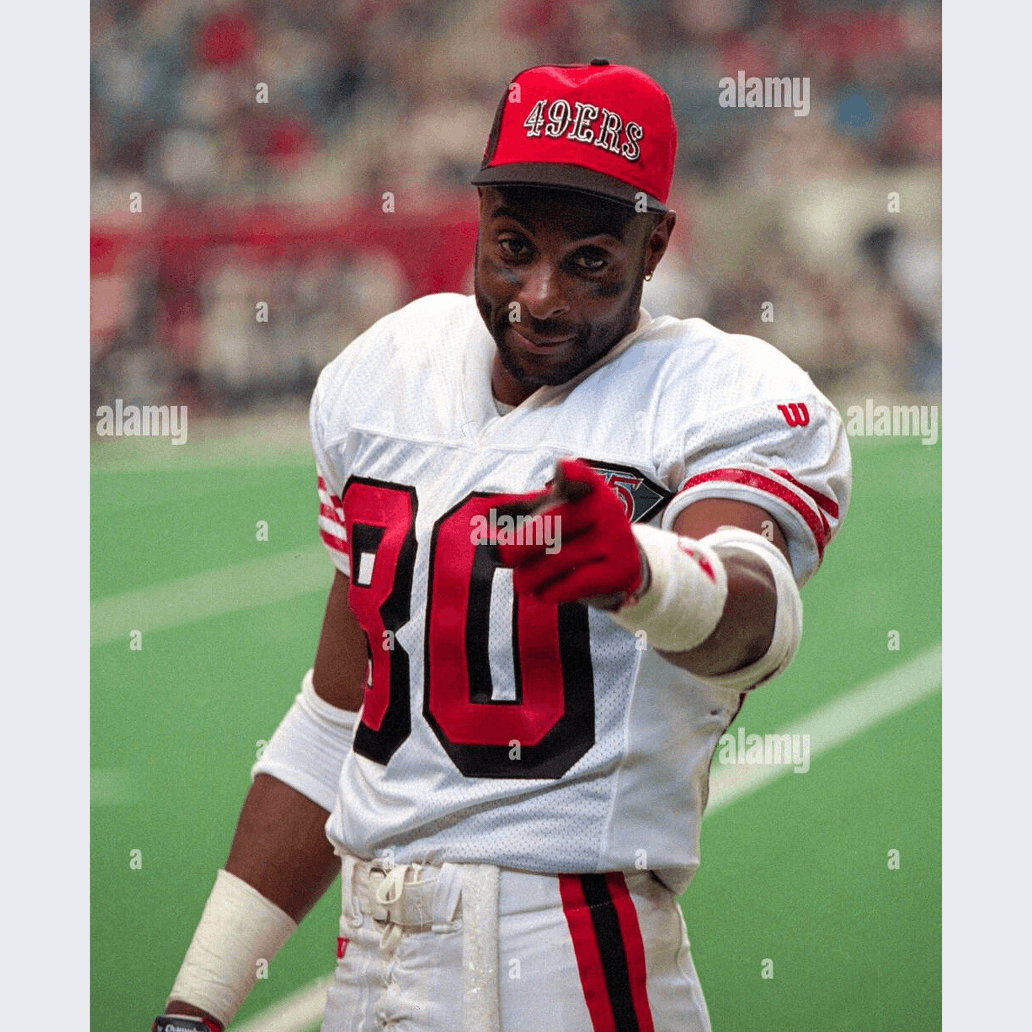 Jeff Hamilton × NFL × Vintage San Francisco 49ers Vintage Jerry Rice Football Jersey Size US XXL / EU 58 / 5 - 3 Thumbnail