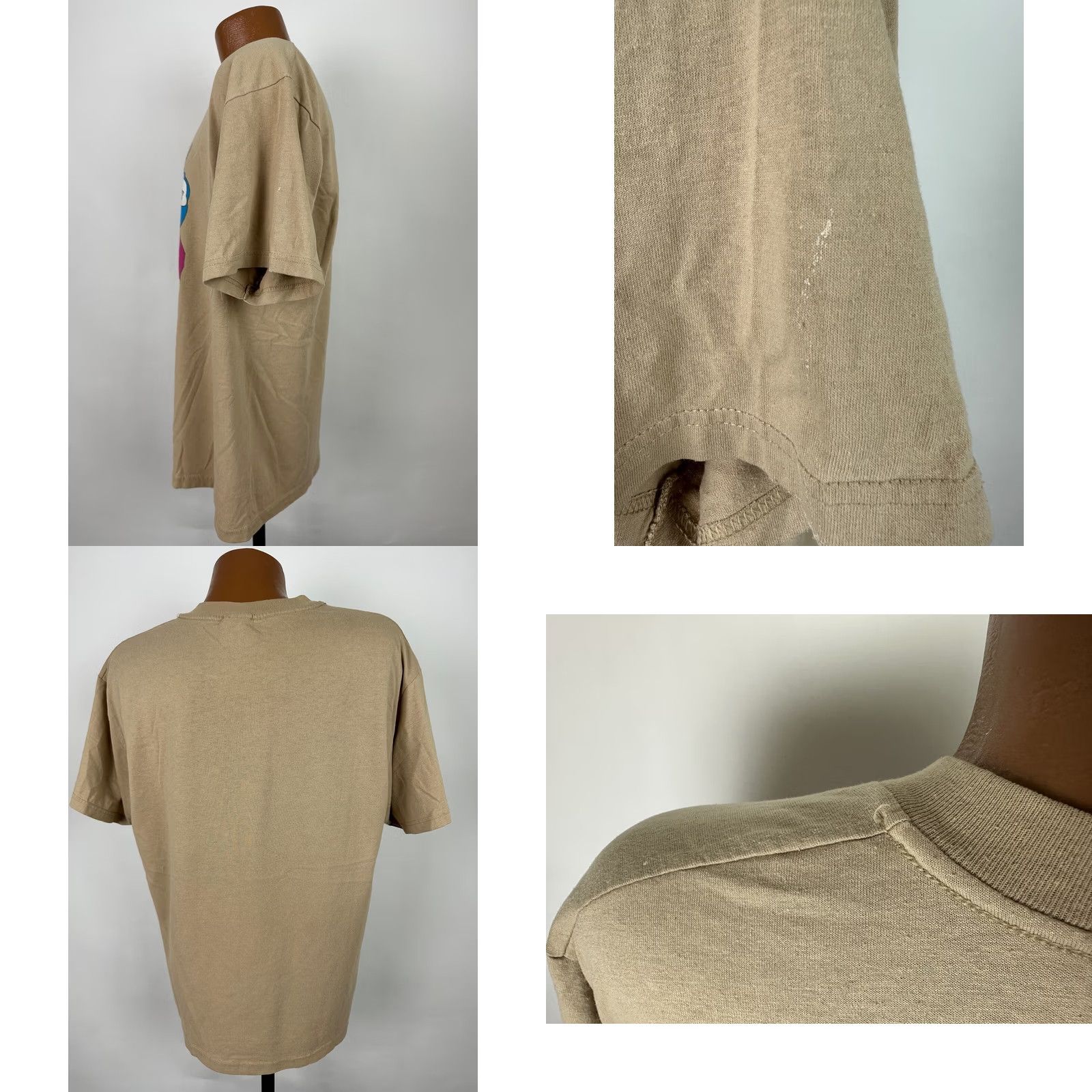 Hanes VINTAGE 90s Bible School Shirt Adult Large Jesus Nature Animals Hiking Brown Size US L / EU 52-54 / 3 - 8 Thumbnail