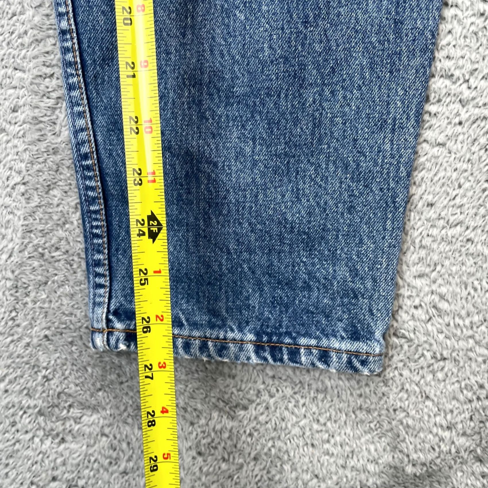 Gap VINTAGE Gap Jeans Womens 14 Blue Ankle Tapered Leg Denim Cotton Classic Medium Wash Size 24" / US 00 / IT 34 - 7 Thumbnail
