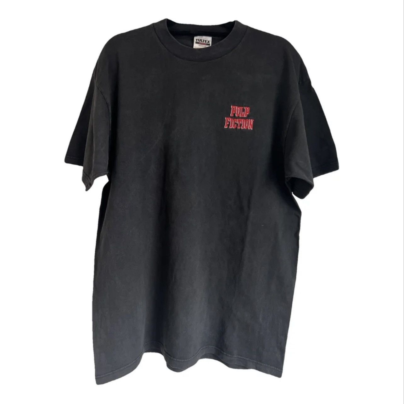 激レア PLUP FICTION Message T shirt 90s RARE Vintage 90s Pulp Fiction Movies T shirt/ American Crime Film