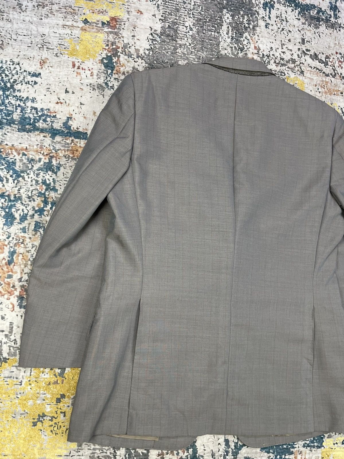 Balenciaga Balenciaga Paris Checked Gray Single Breasted Suit Blazer Size US S / EU 44-46 / 1 - 6 Thumbnail
