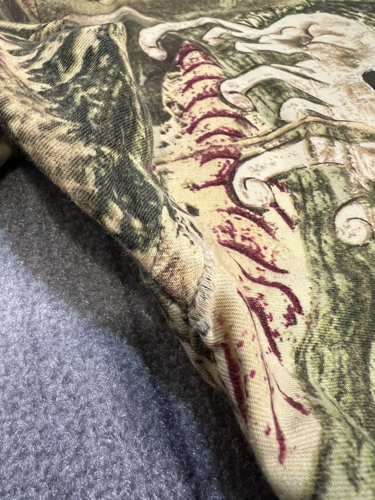 Kenzo × Vintage Crazy overprinted Dragon Yohji Yamamoto style Shirt Kenzo Size US L / EU 52-54 / 3 - 10 Thumbnail