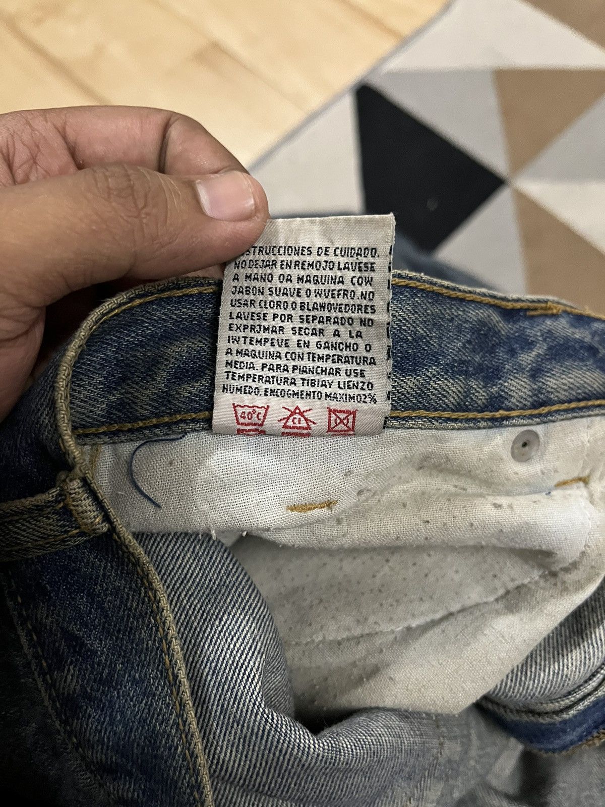 Yasuyuki Ishii Vintage Gate Jeans Mudwash Denim Size US 34 / EU 50 - 11 Thumbnail