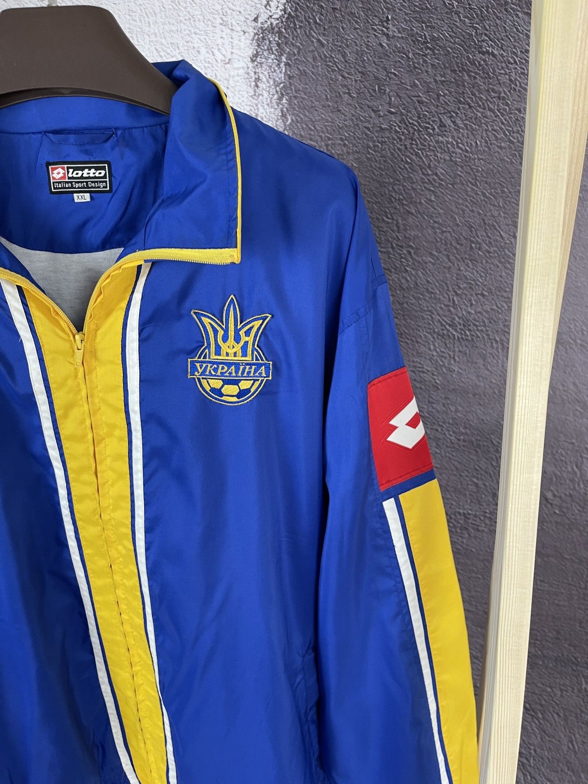 Lotto Sport Lotto Ukraine vintage soccer track suit jacket pants Україна Size US XXL / EU 58 / 5 - 9 Thumbnail