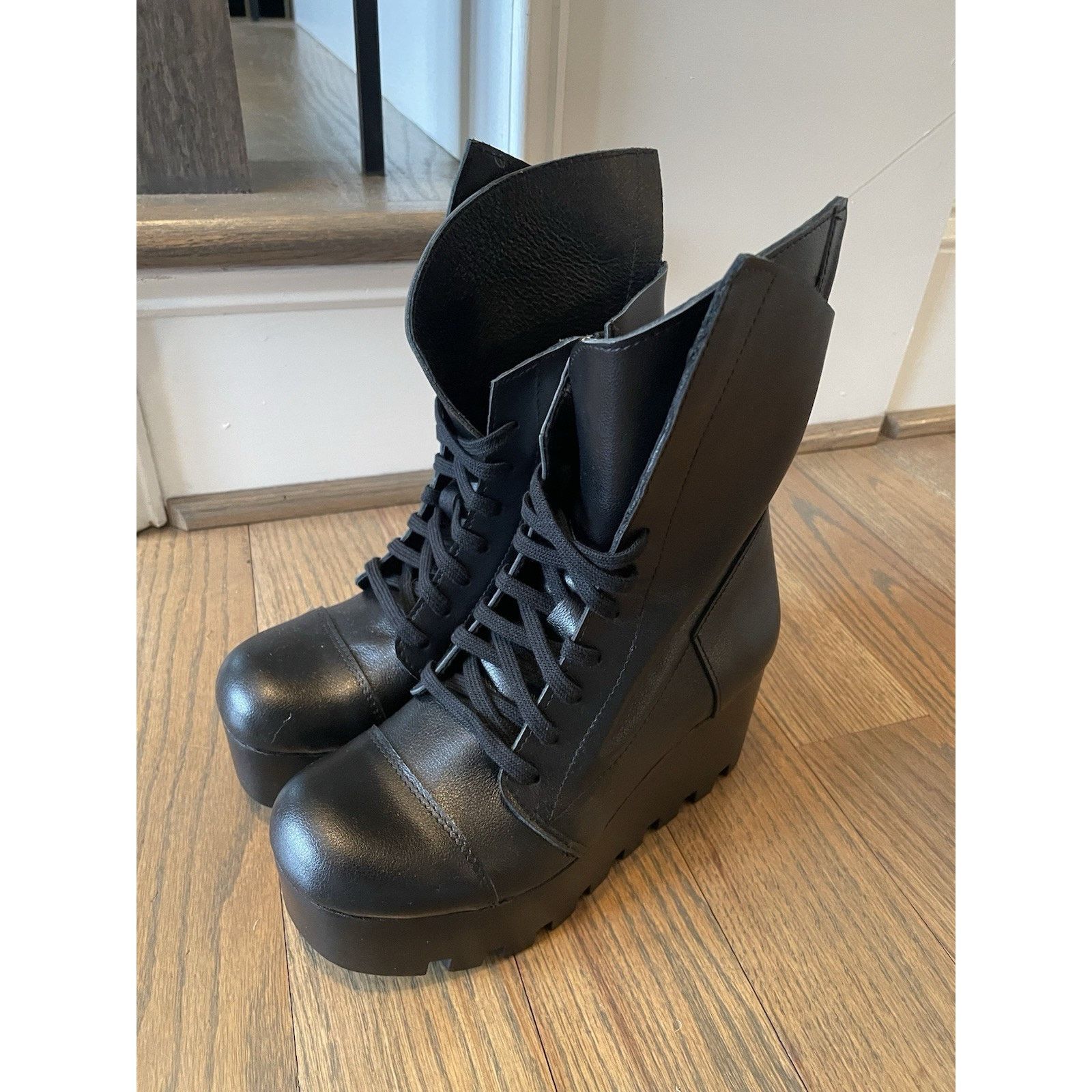 Other Adrenaline Leather Ankle Boots Size US 6 / IT 36 - 2 Thumbnail