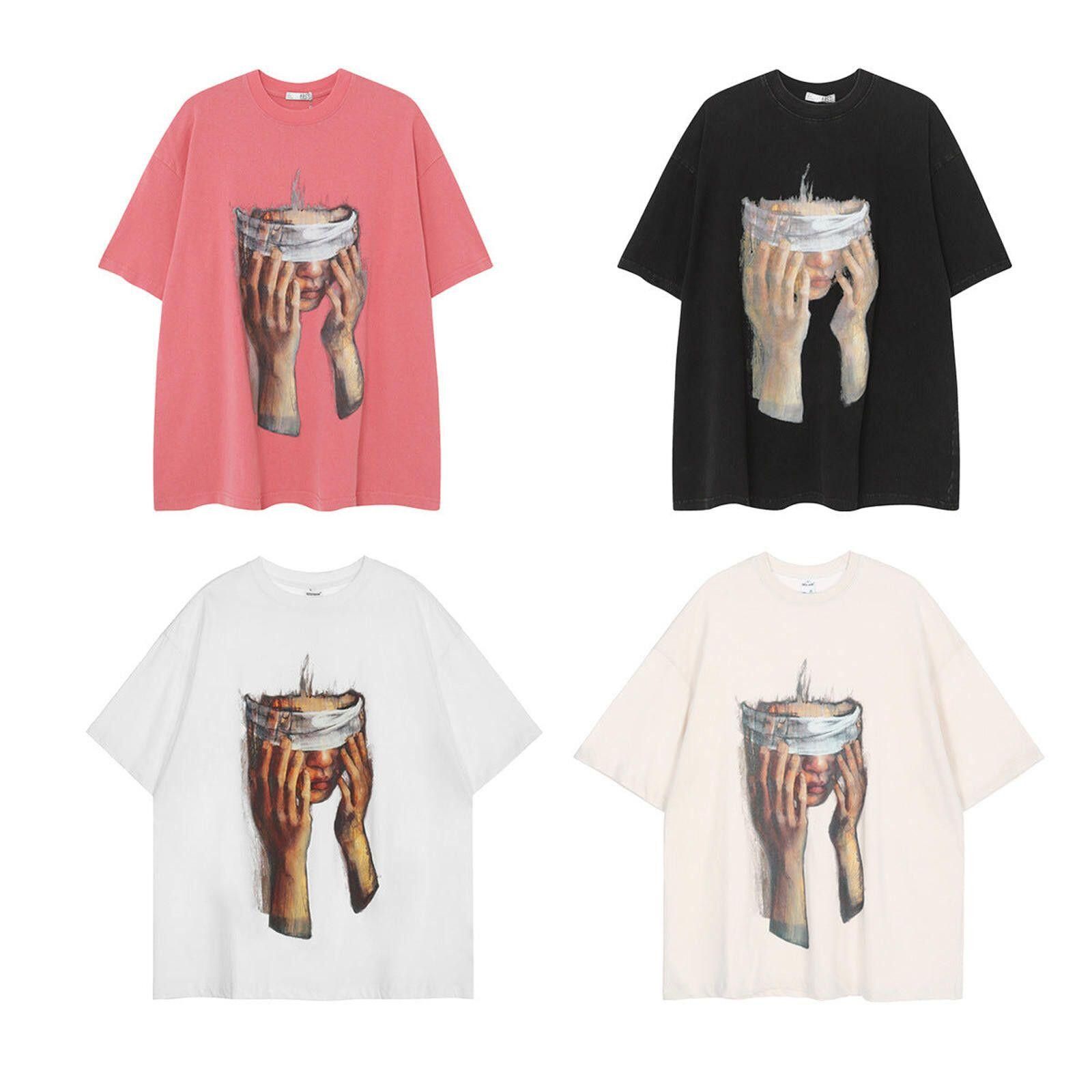 Other FACE Graphic Oversized T-Shirt, Streetwear Tee Size US L / EU 52-54 / 3 - 5 Thumbnail
