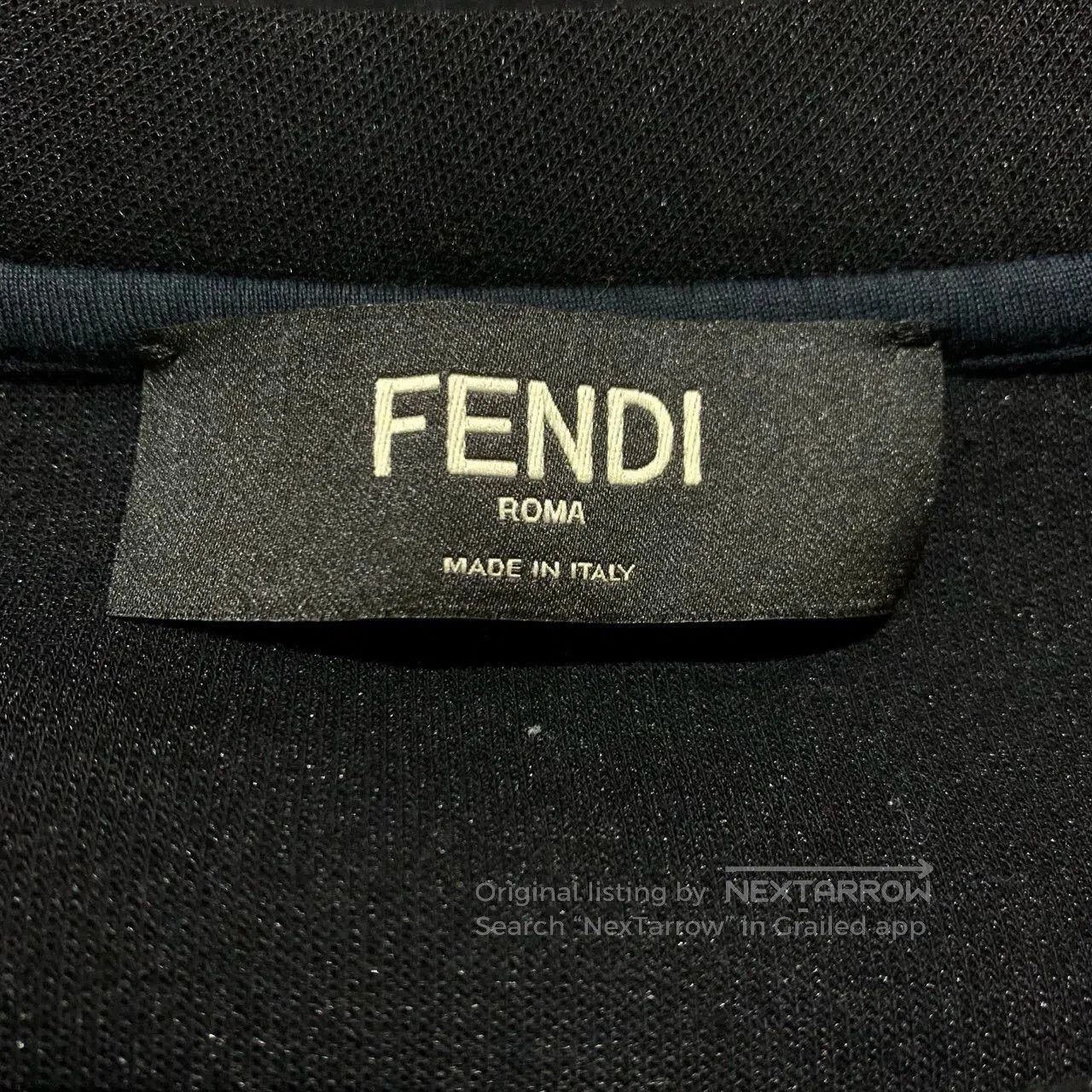 Fendi fendi black long sleeve sweatshirt with logo. Size US XS / EU 42 / 0 - 5 Thumbnail
