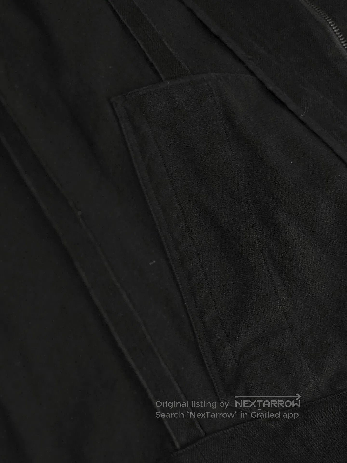 Japanese Brand Asymmetrical Dark Avant-Garde Jacket. Size US L / EU 52-54 / 3 - 9 Thumbnail