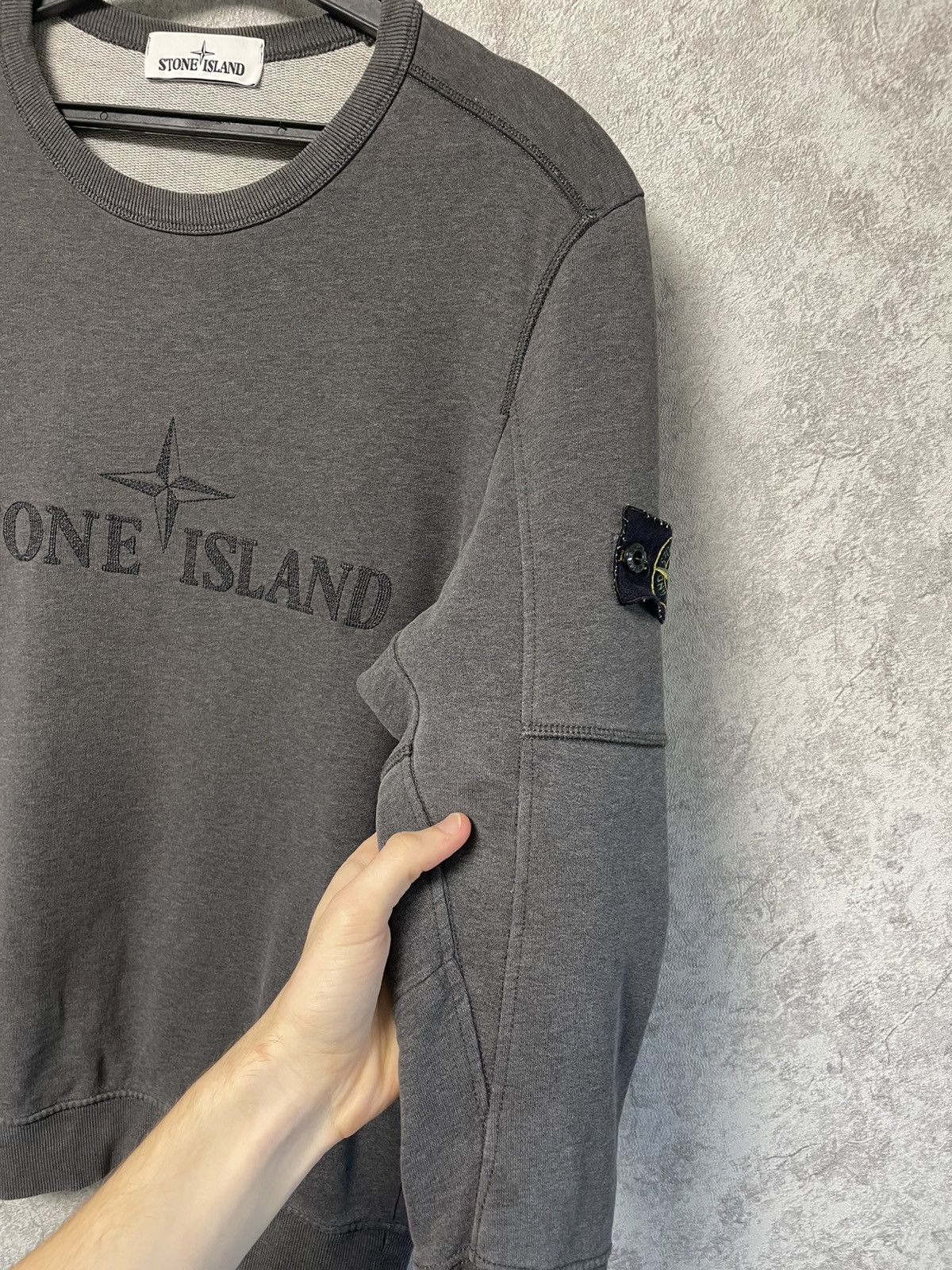 Stone Island Stone Island Big Embroidered Logo With Patch Sweatshirt Size US S / EU 44-46 / 1 - 8 Thumbnail