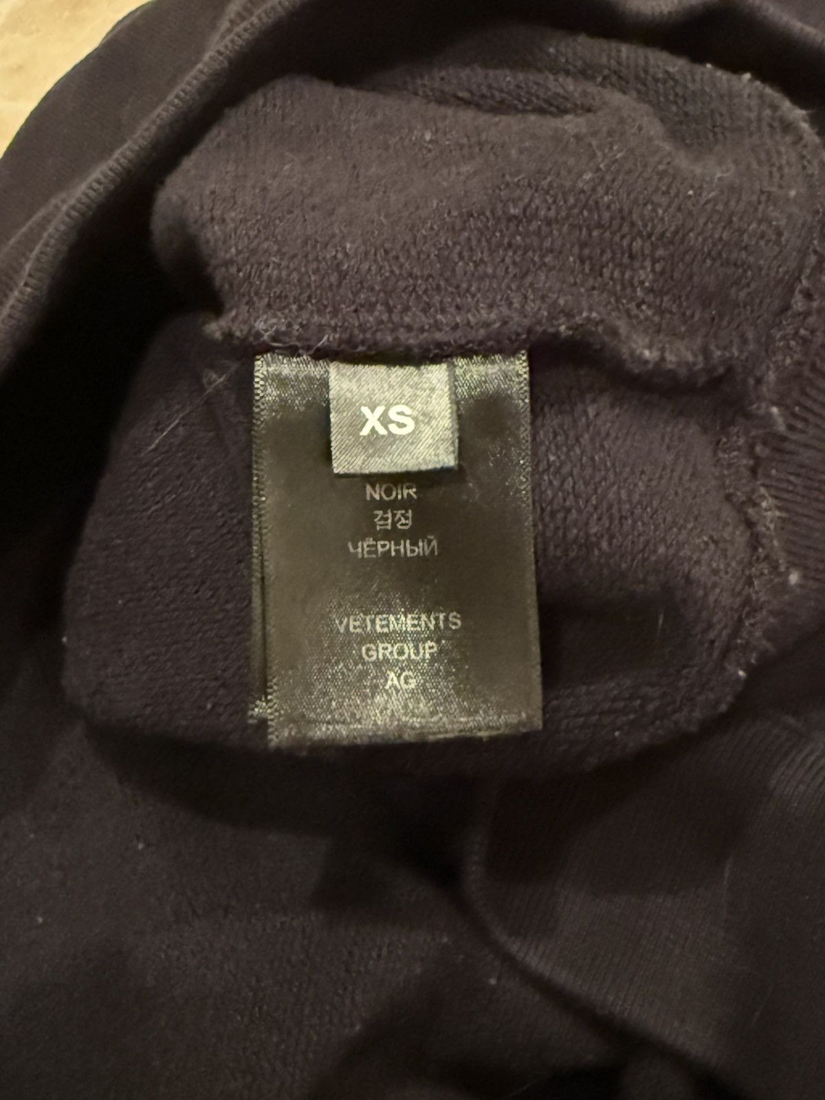 Vetements Vetements Vital Existence Hoodie Size US XS / EU 42 / 0 - 4 Thumbnail