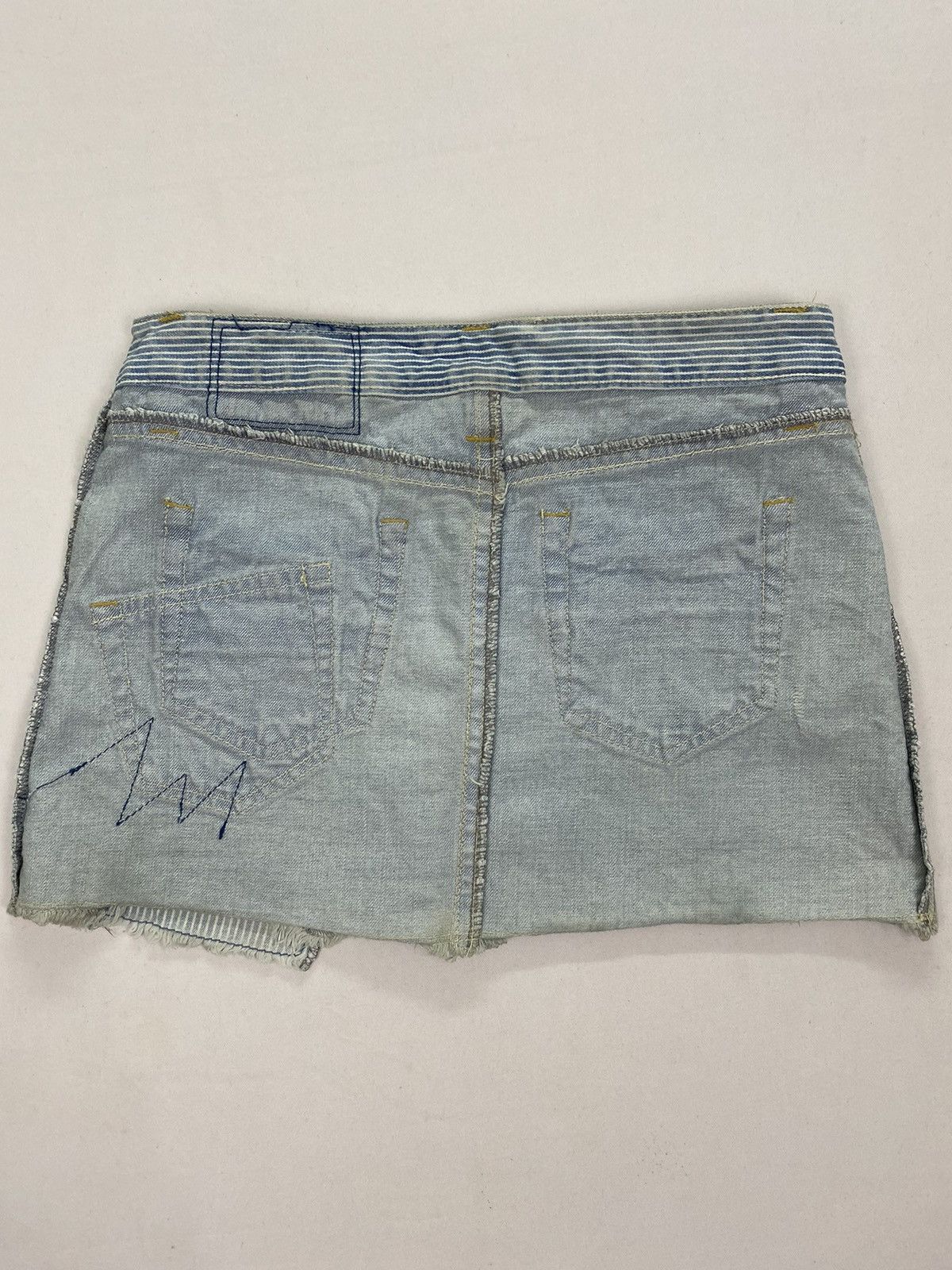 Japanese Brand Dirty Distressed Skirt Size 29" - 5 Thumbnail