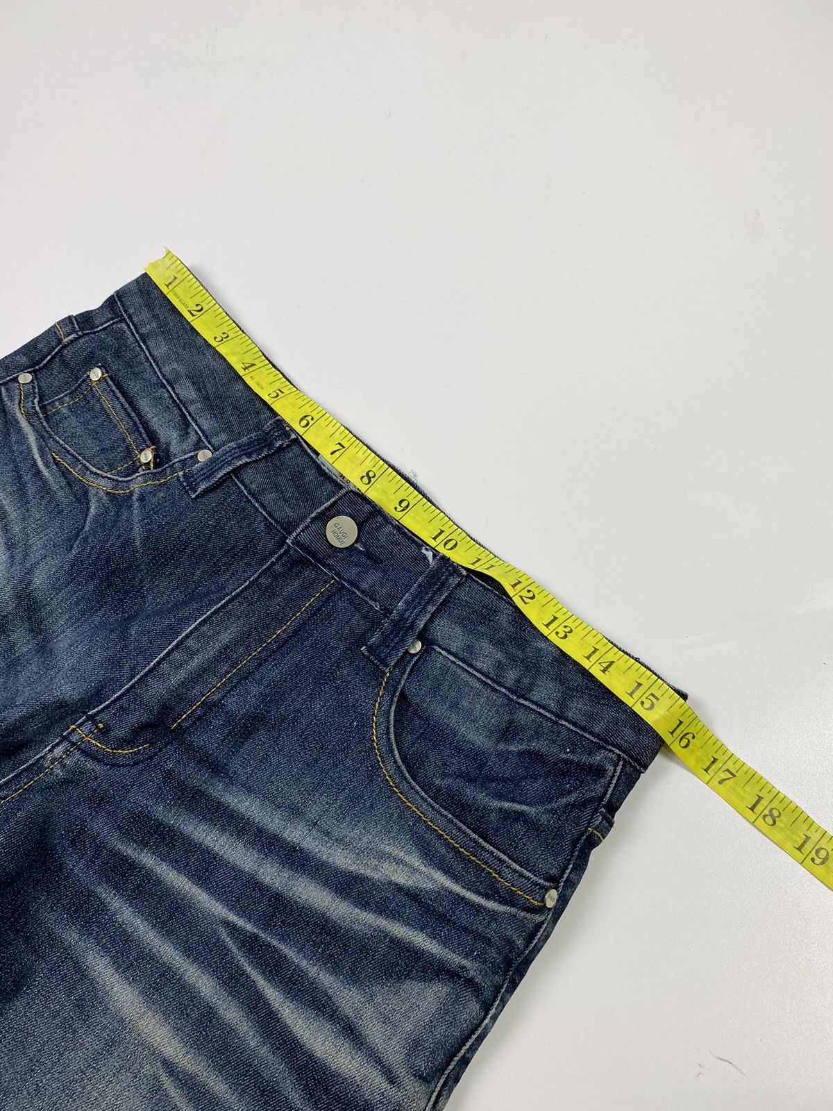 Jean lace up gaudi homme mudwash pant ifsixwasnine vkei style Size US 31 - 9 Thumbnail