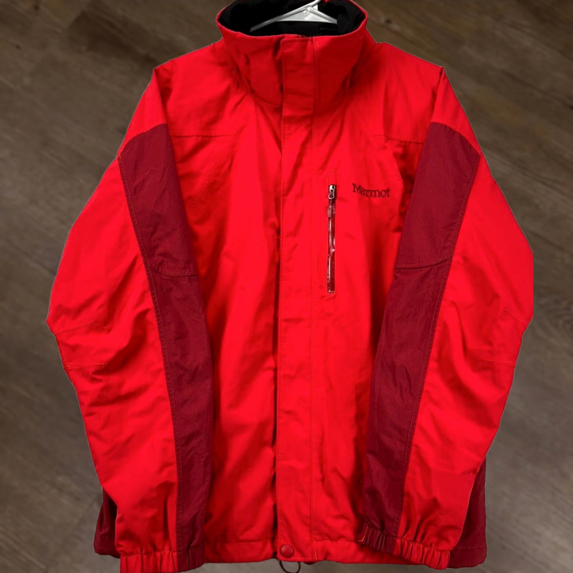 Marmot Marmot Membrain Jacket Mens Small Red Nylon Tamarack Windbreaker Full Zip Mens Size US S / EU 44-46 / 1 - 1 Thumbnail