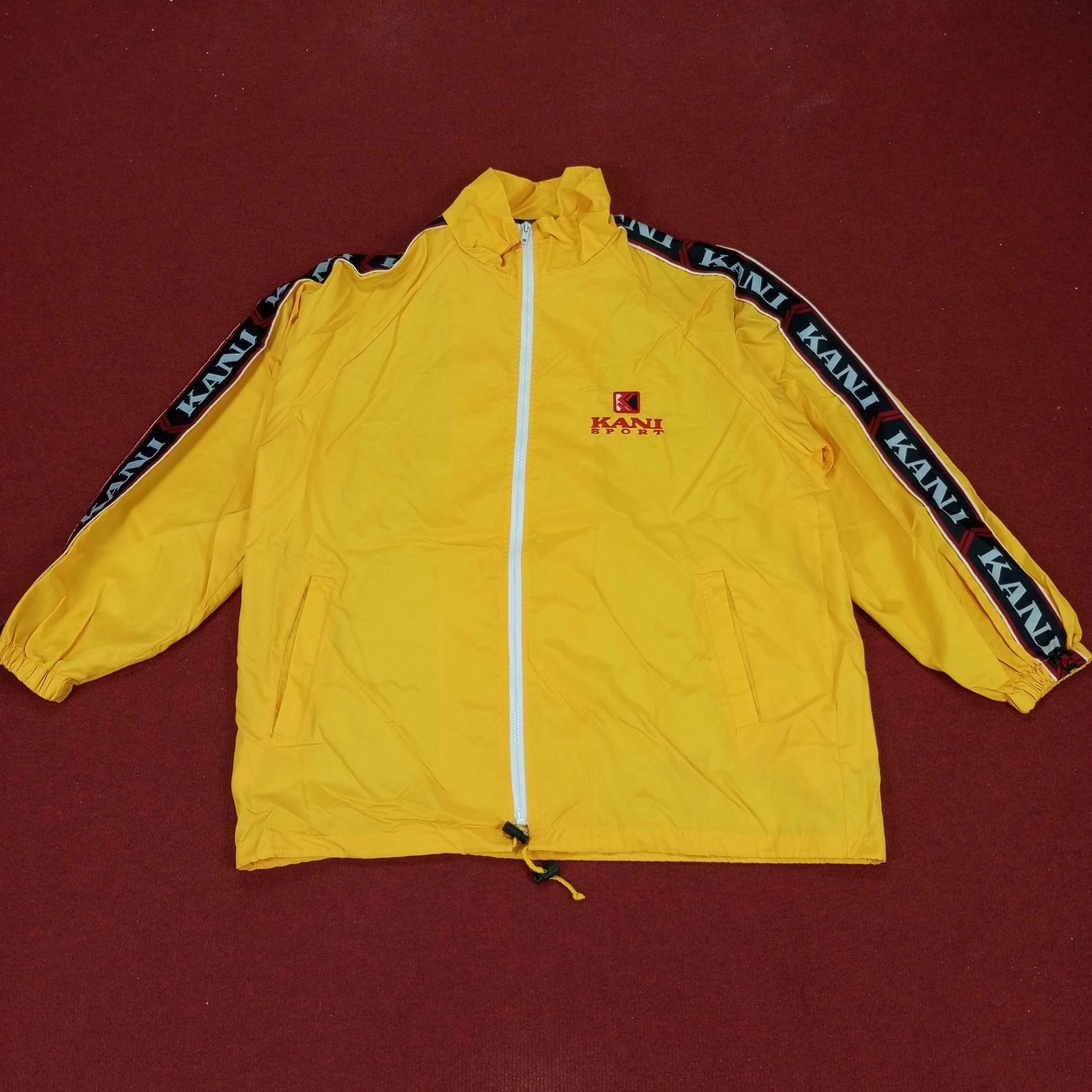 Karl Kani × Vintage Kani Sport Sportswear Style Big Spellout Design Jacket Size US L / EU 52-54 / 3 - 3 Thumbnail