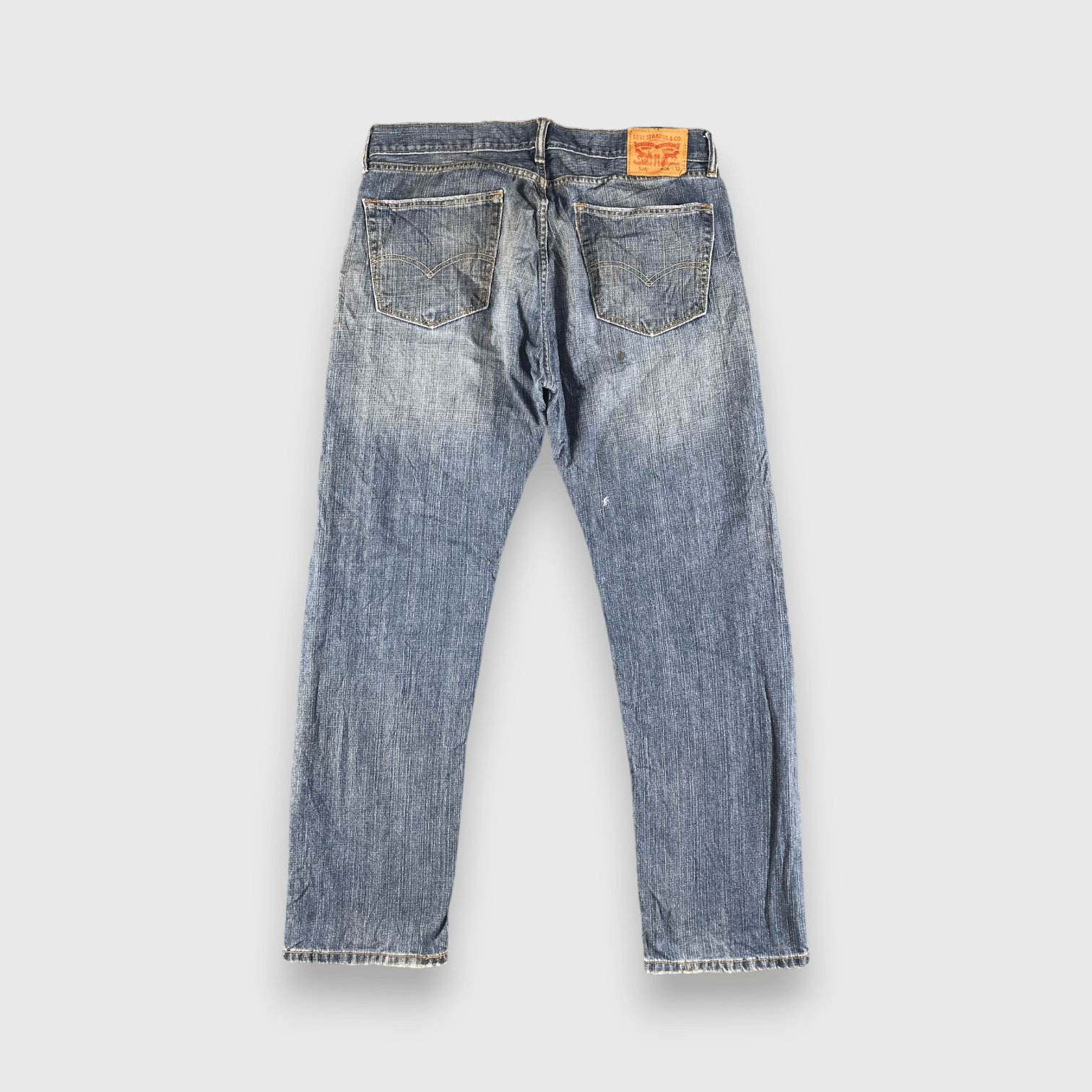Levi's Vintage Blue Wash Levis 505 Jeans-J3311 Size US 37 - 2 Thumbnail