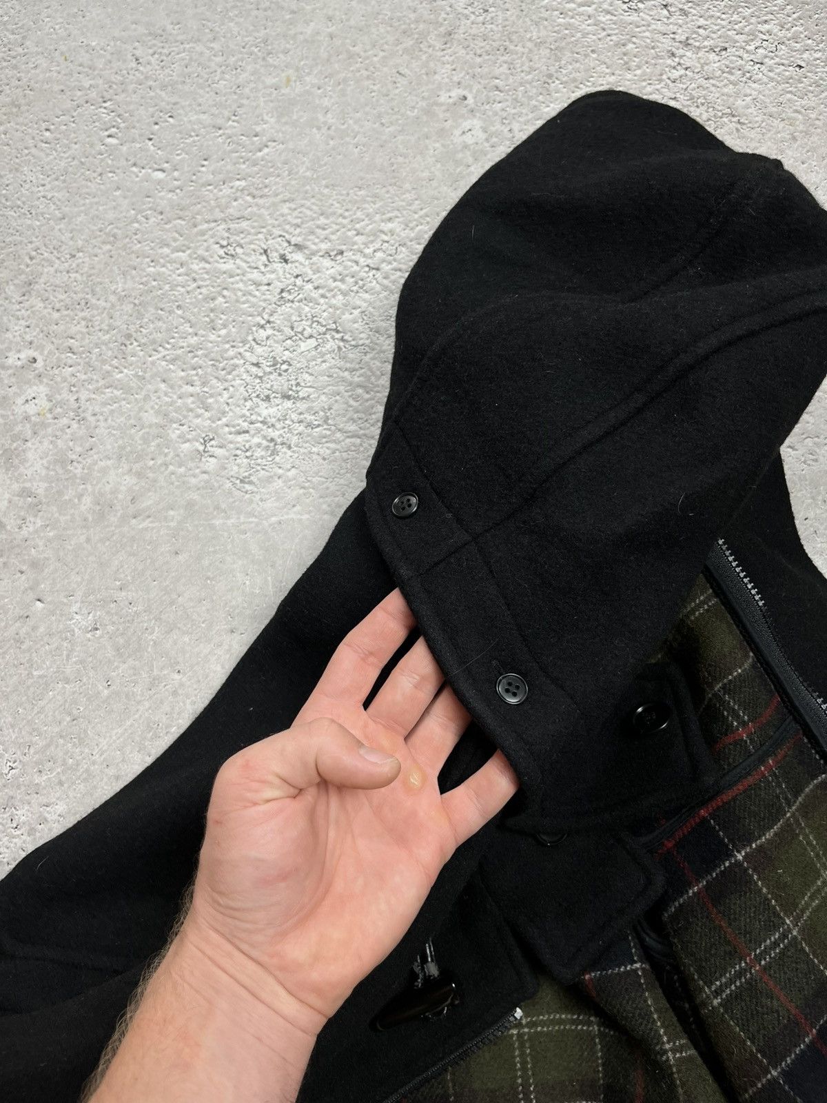 Other Calvin Max Calvin Wool Duffle Coat Black Size 56 Size US XL / EU 56 / 4 - 14 Thumbnail