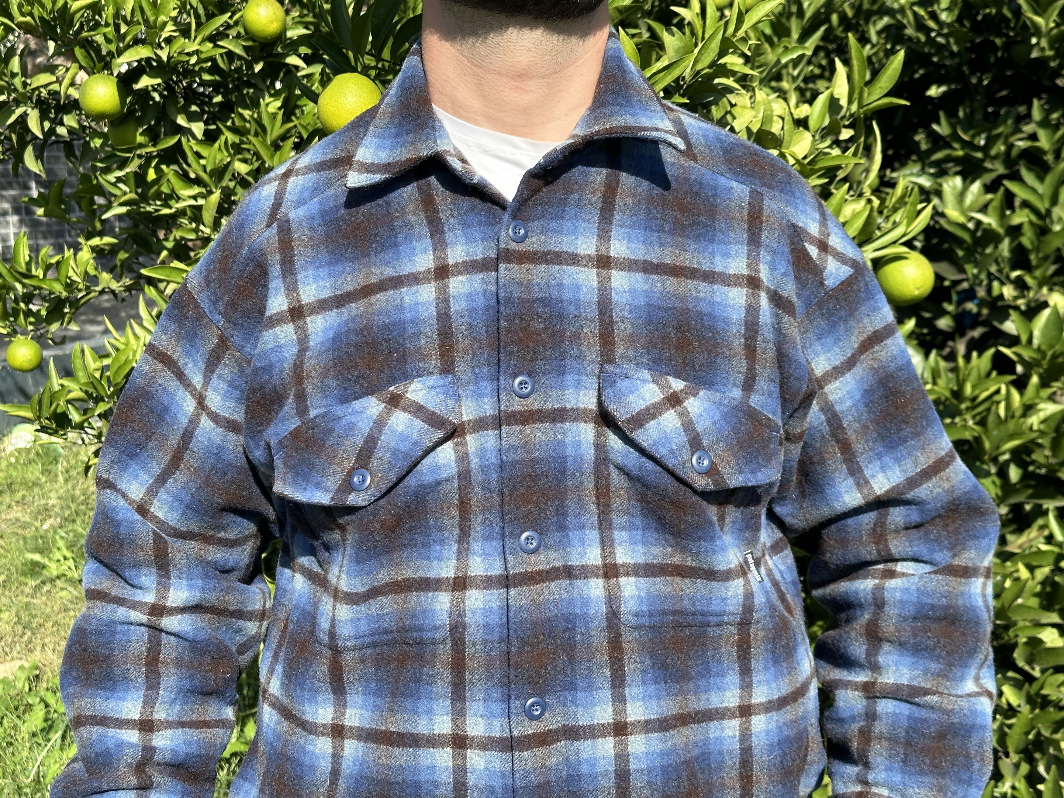 Patagonia Patagonia Fleece Bomber Tartan Check Flannel Size M 48 50 Size US M / EU 48-50 / 2 - 10 Thumbnail