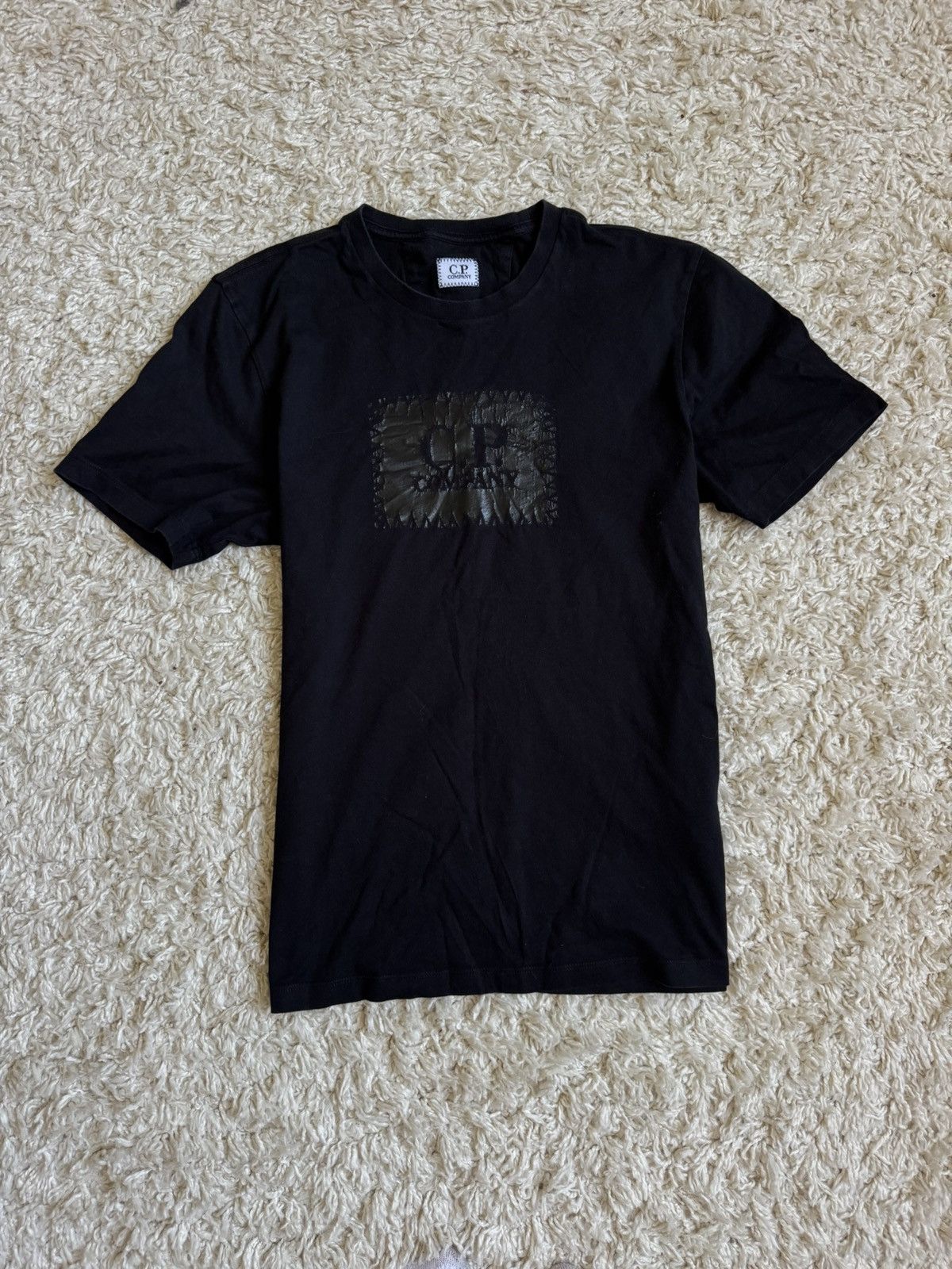 C.P. Company C.P Company Black T-Shirt Big Logo Size US S / EU 44-46 / 1 - 1 Thumbnail