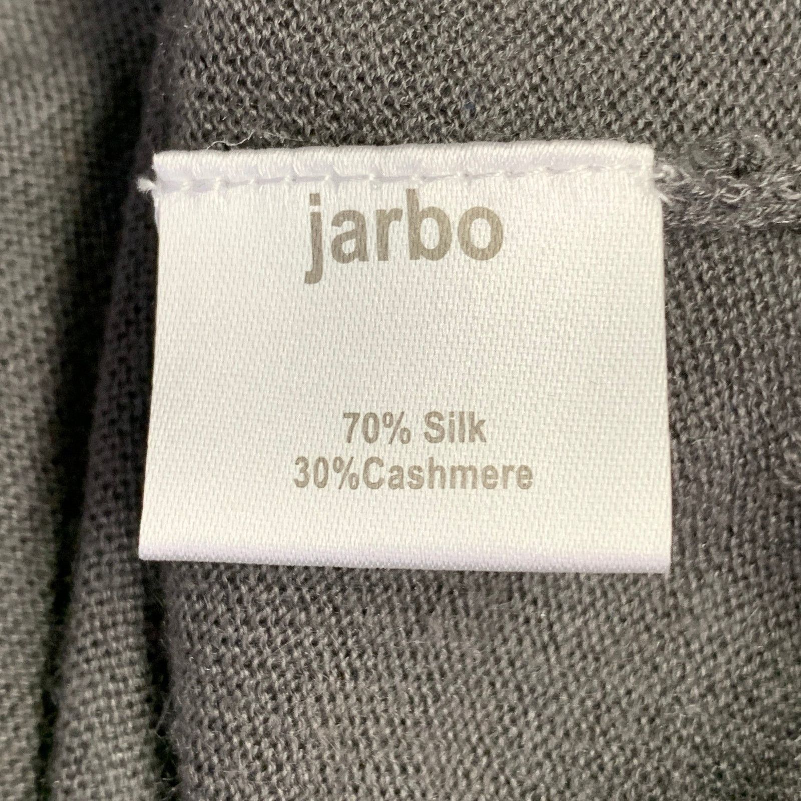 Other JARBO Size 2 Grey Silk Cashmere Short Sleeve Casual Top Size XS / US 0-2 / IT 36-38 - 5 Thumbnail