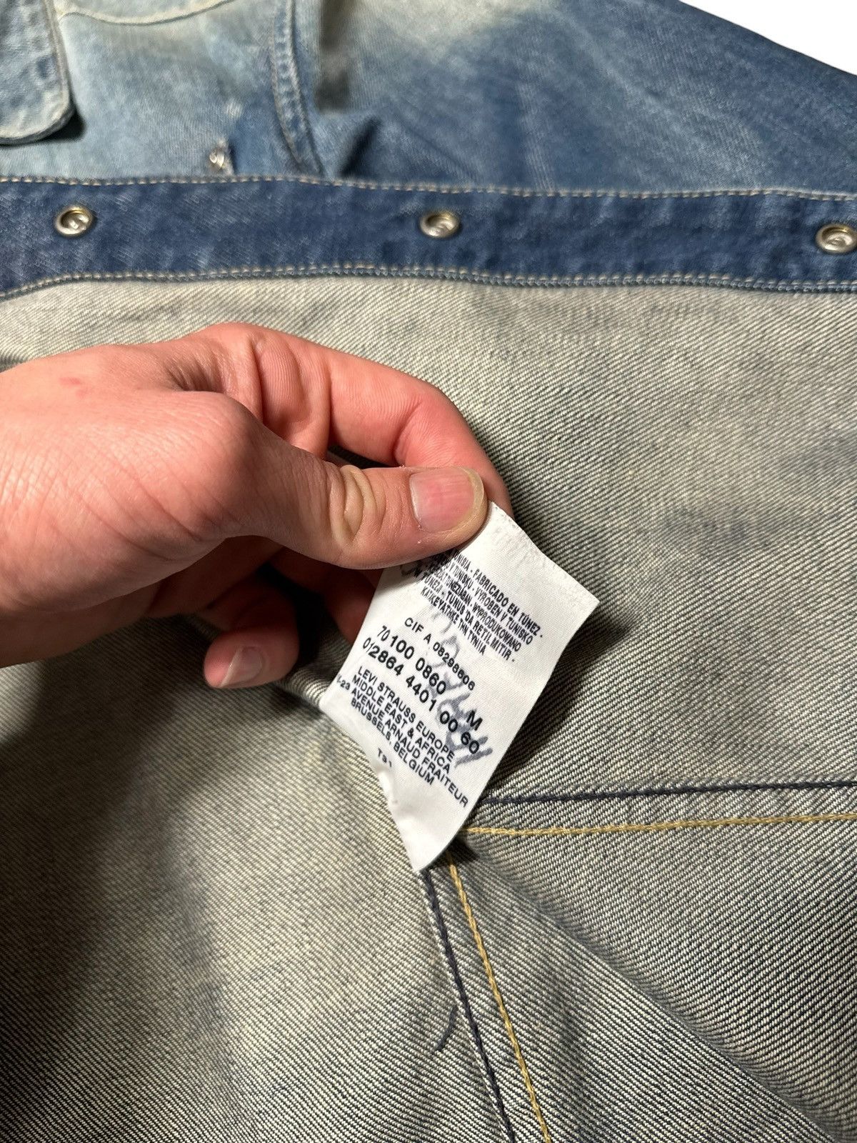 Levi's Vintage Y2K Levi’s Engineered Washed Jacket Avantgarde 90s Size US M / EU 48-50 / 2 - 10 Thumbnail