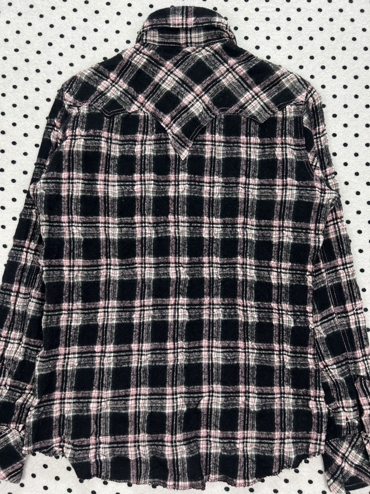 Japanese Brand Paranoid Plaid Western Shirt Size XS / US 0-2 / IT 36-38 - 4 Thumbnail