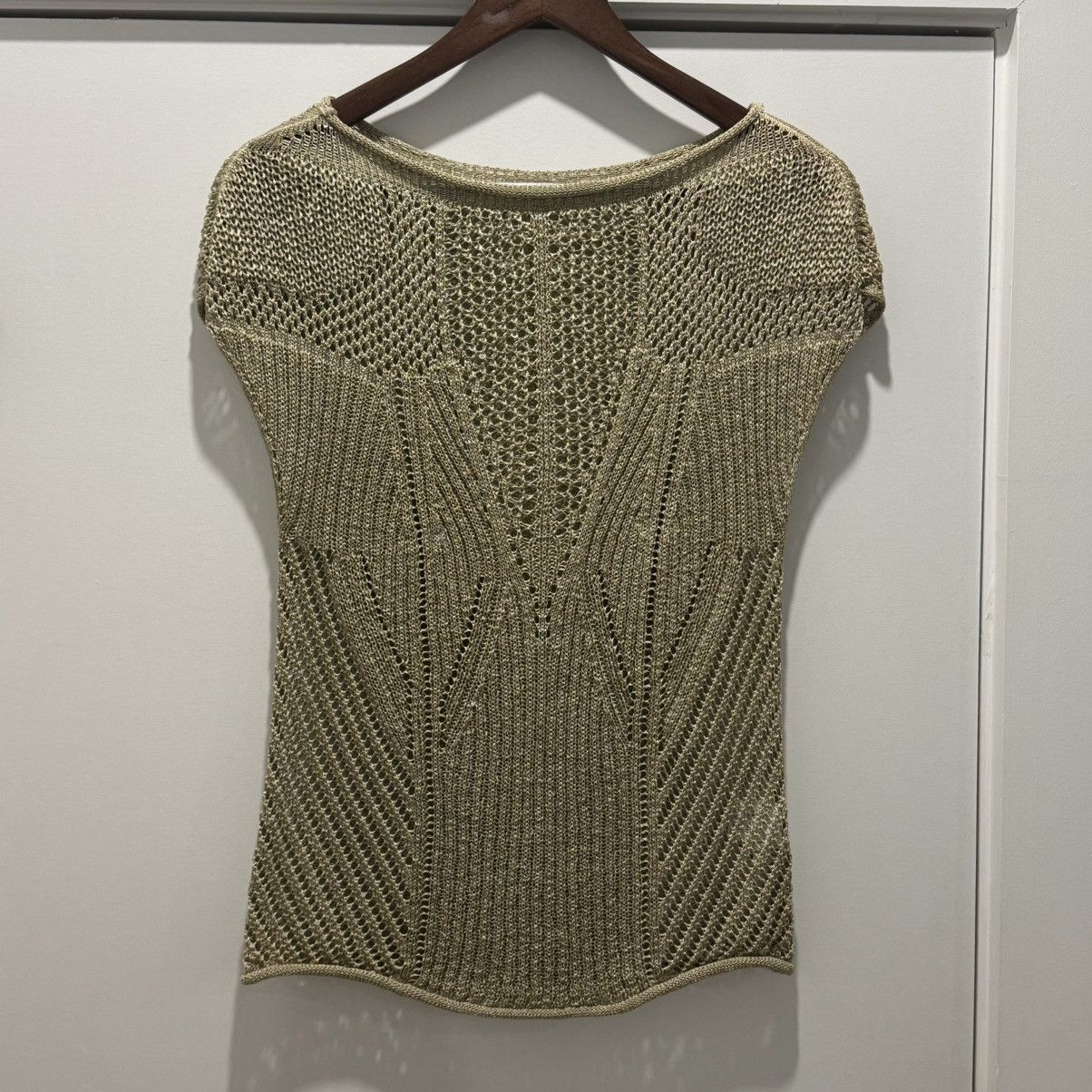 Plus One Clothing Plus One Japanese open knit crochet top Size ONE SIZE - 1 Thumbnail