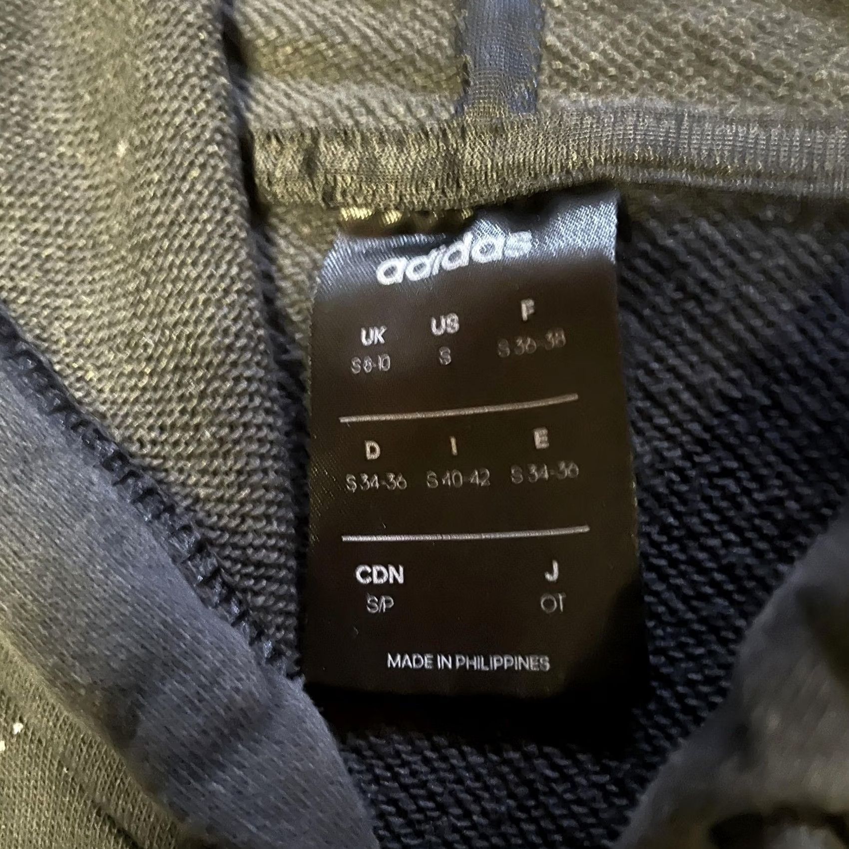 Adidas Adidas Hoodie Womens S Black Spell Out Logo Pullover Sweatshirt Kangaroo Pocket Sweatshirt Casual Athletic Size S / US 4 / IT 40 - 5 Thumbnail