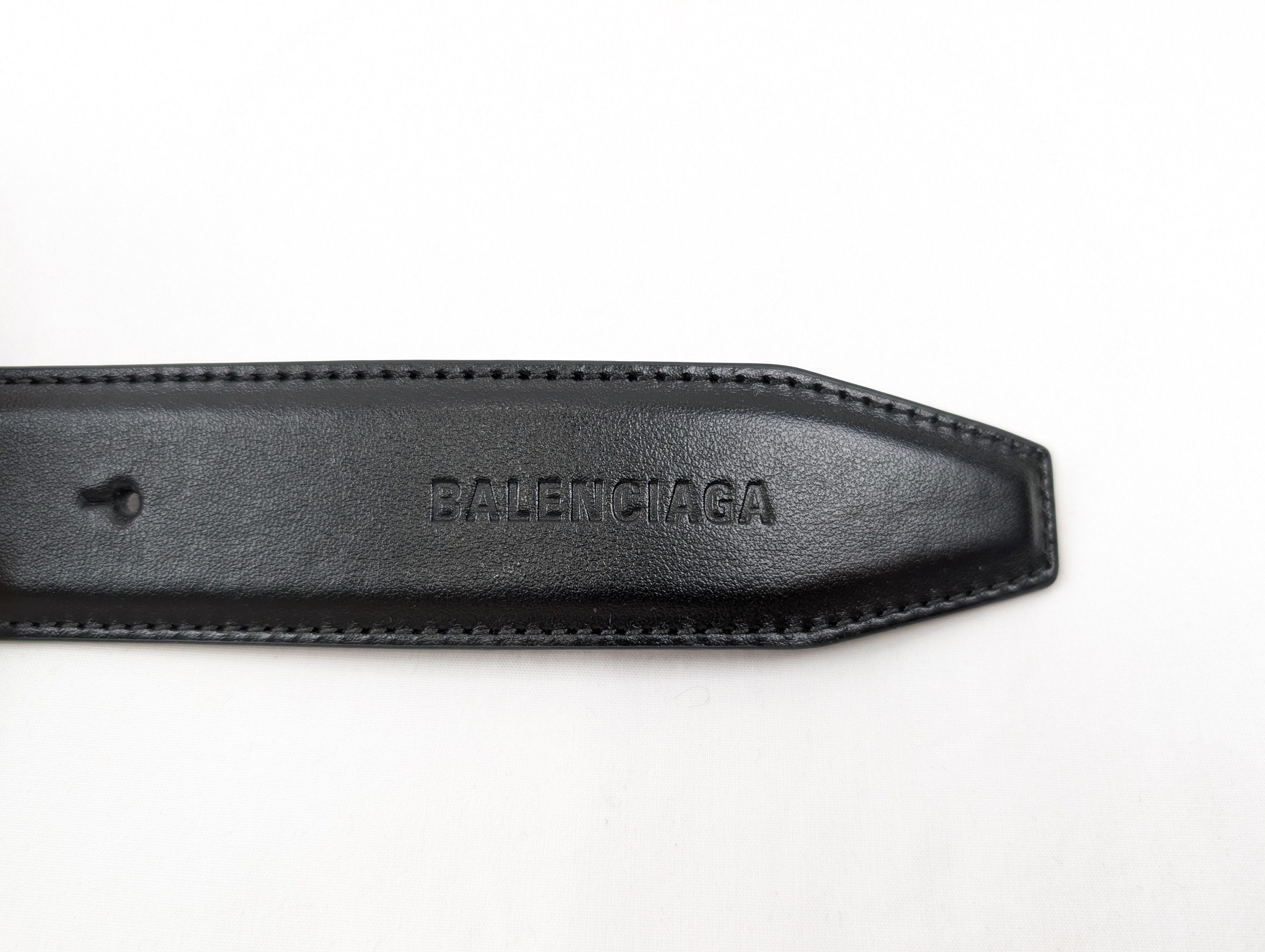 Balenciaga × Under Armour o1rshd1 Size: 100 CM / Calf Plutone Belt in Black Size 40 - 9 Thumbnail