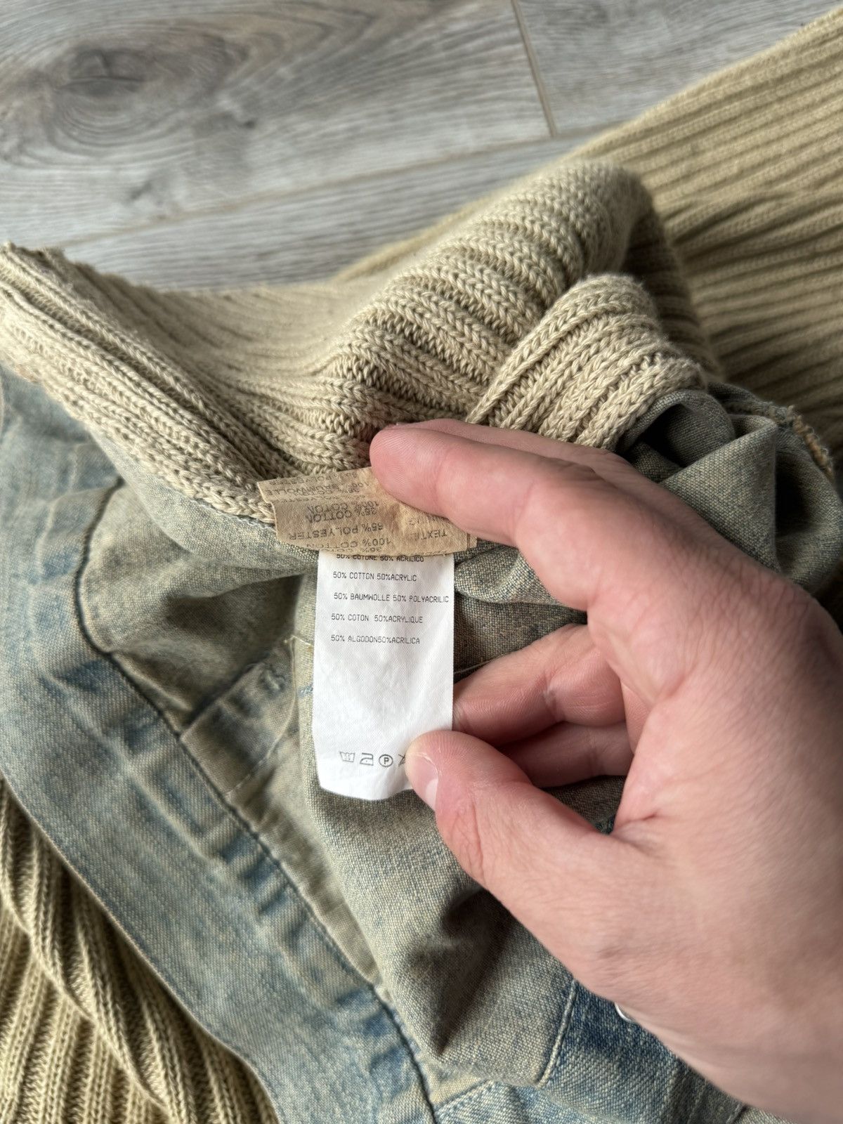 If Six Was Nine Vintage Japan Style Denim&Knit Y2k Woman's Jacket Size M / US 6-8 / IT 42-44 - 12 Thumbnail