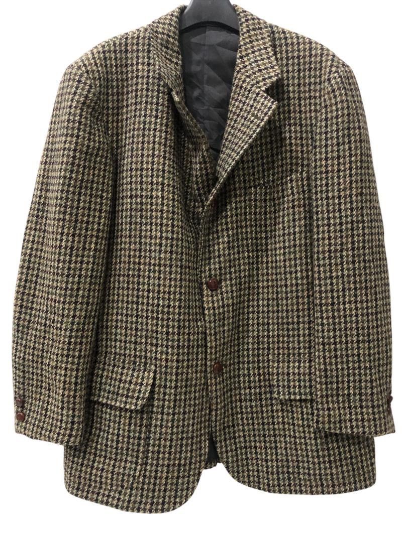 Harris Tweed × Vintage Vintage Harris Tweed Wool Jacket Blazers Size 40L - 1 Thumbnail